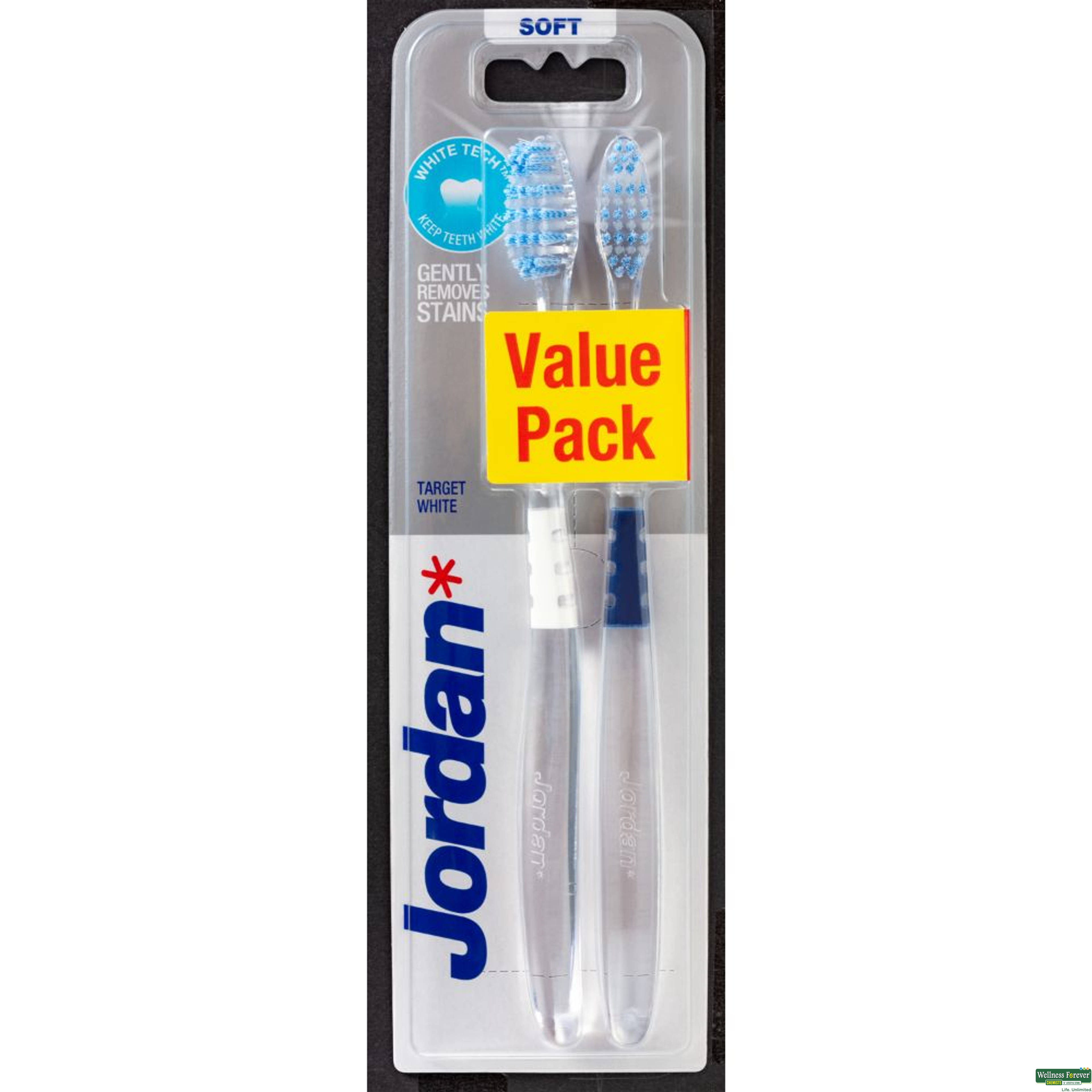 JORDAN T/BRUSH TARGET WHITE SOFT 2PC-image