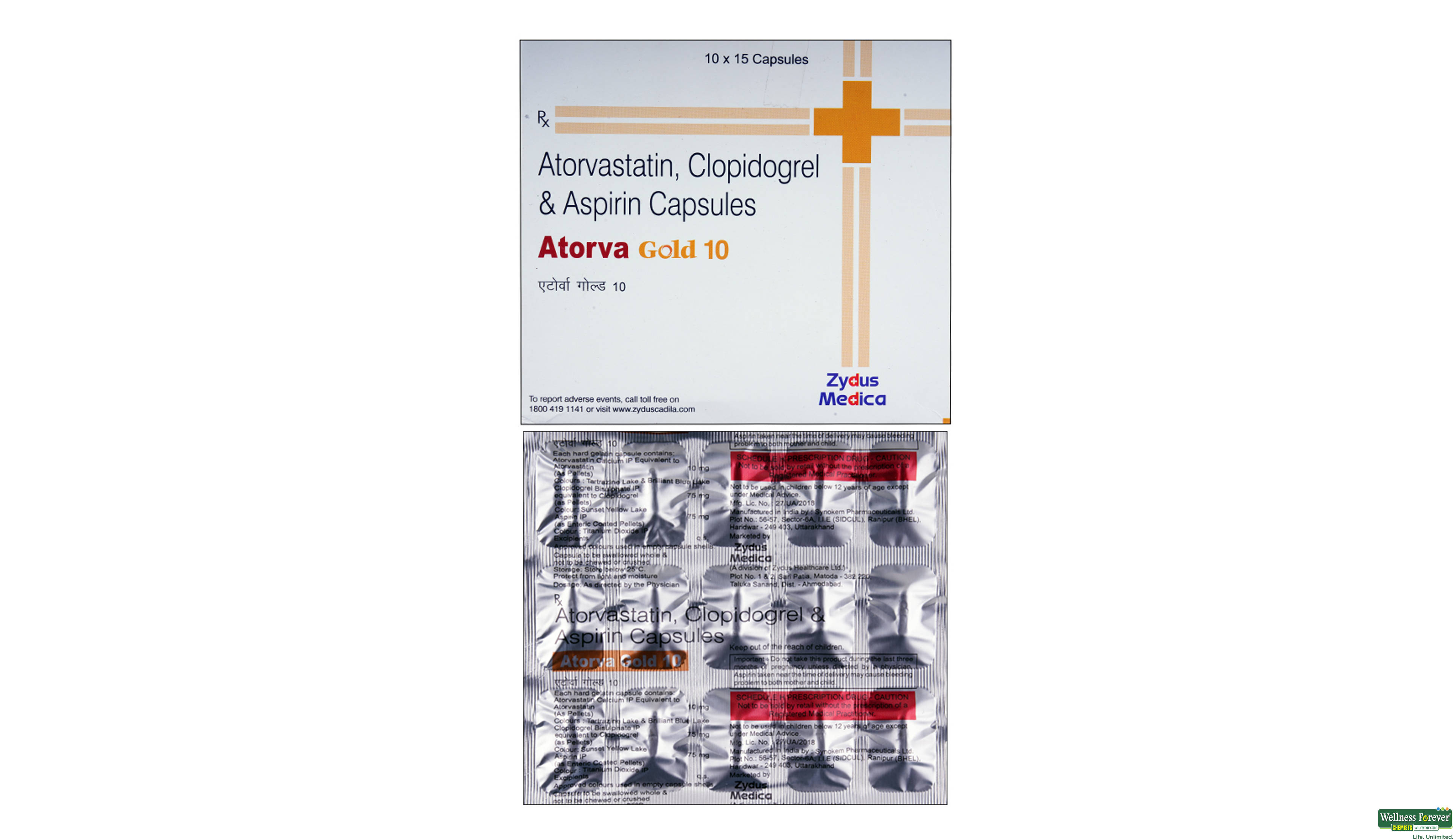 ATORVA-GOLD 10MG 15CAP- 1, 15CAP, 