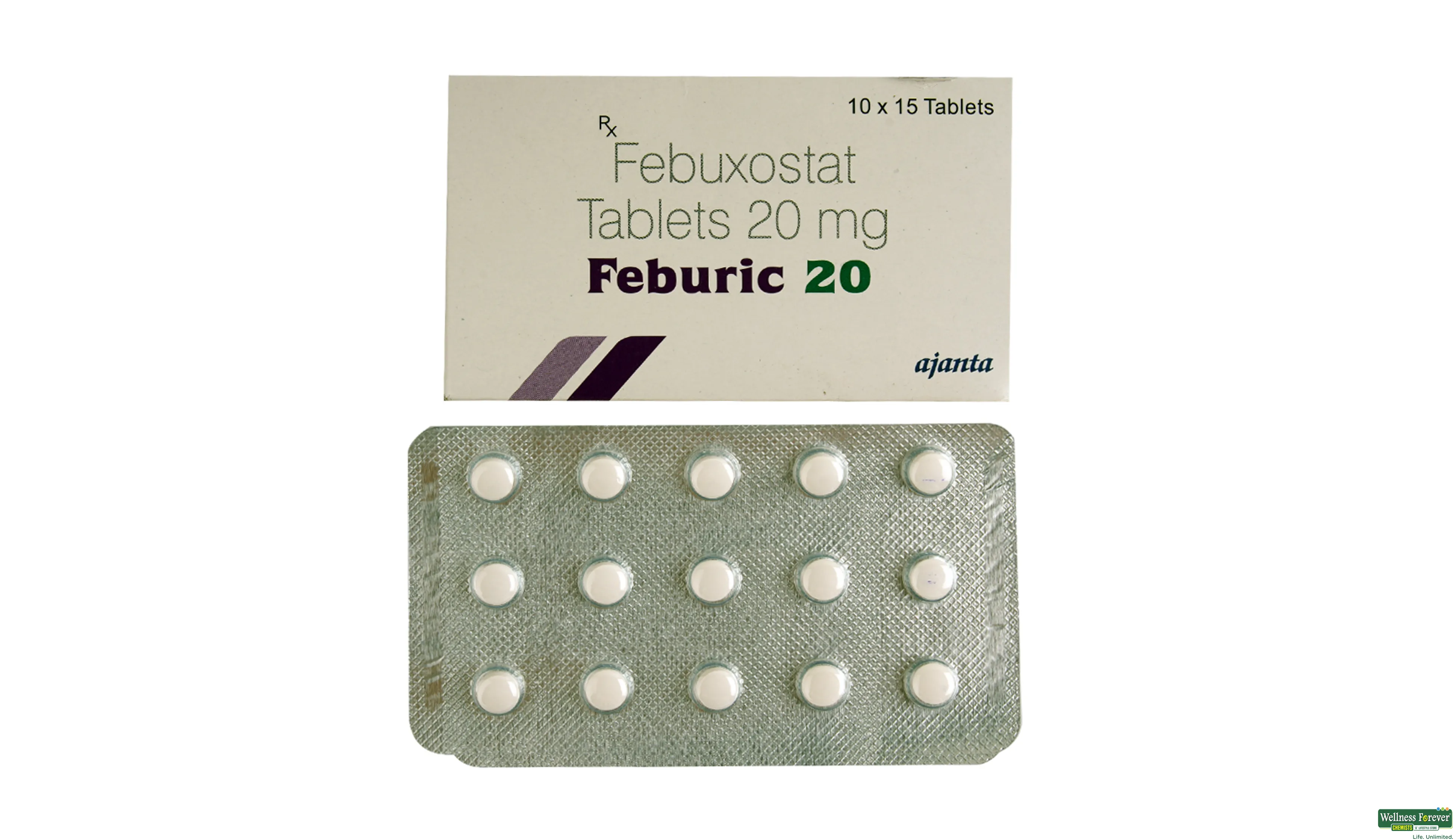 FEBURIC 20MG 15TAB- 1, 15TAB, 