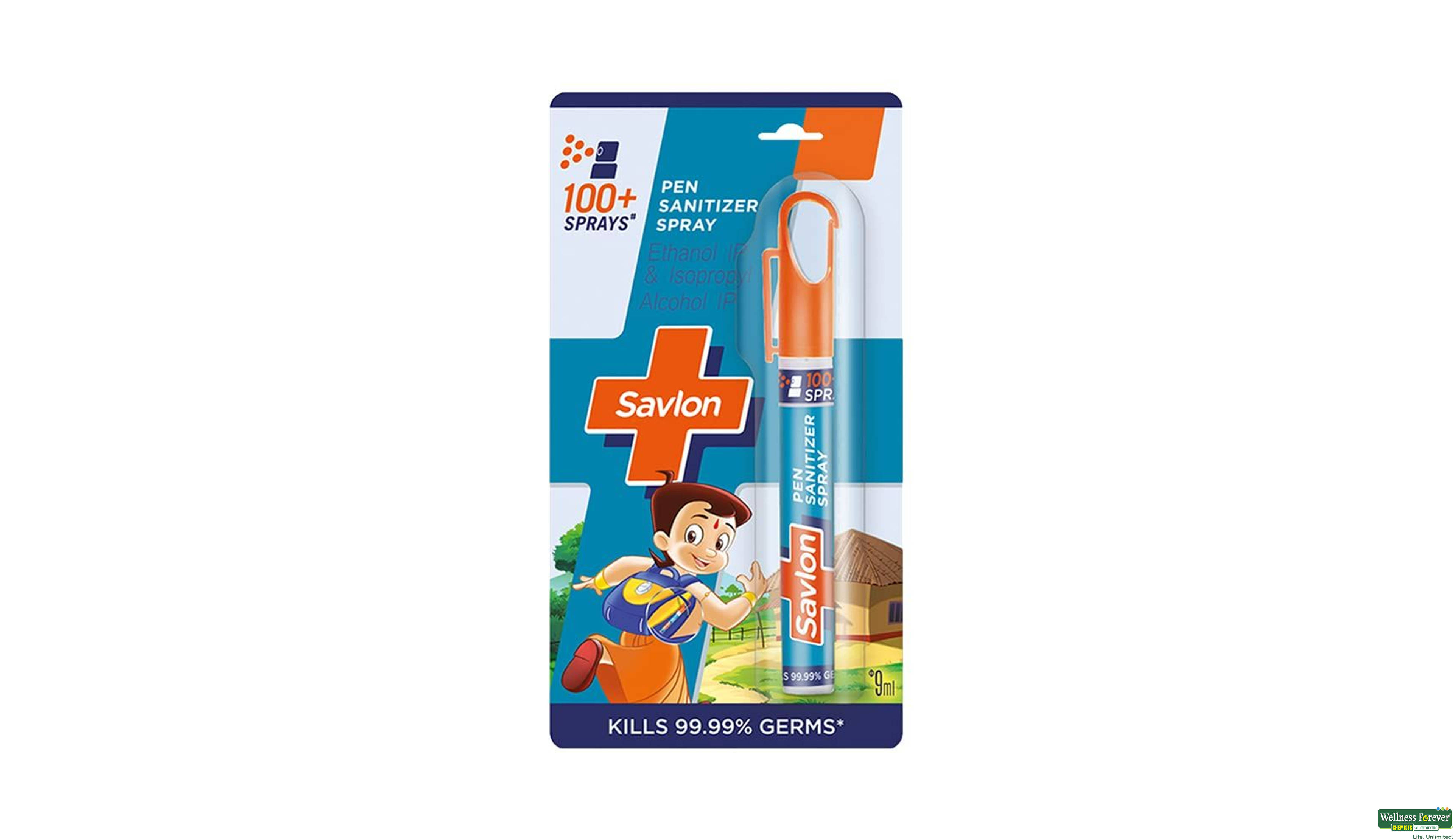 SAVLON H/SANITIZER PEN SPRAY 9ML- 1, 9ML, 