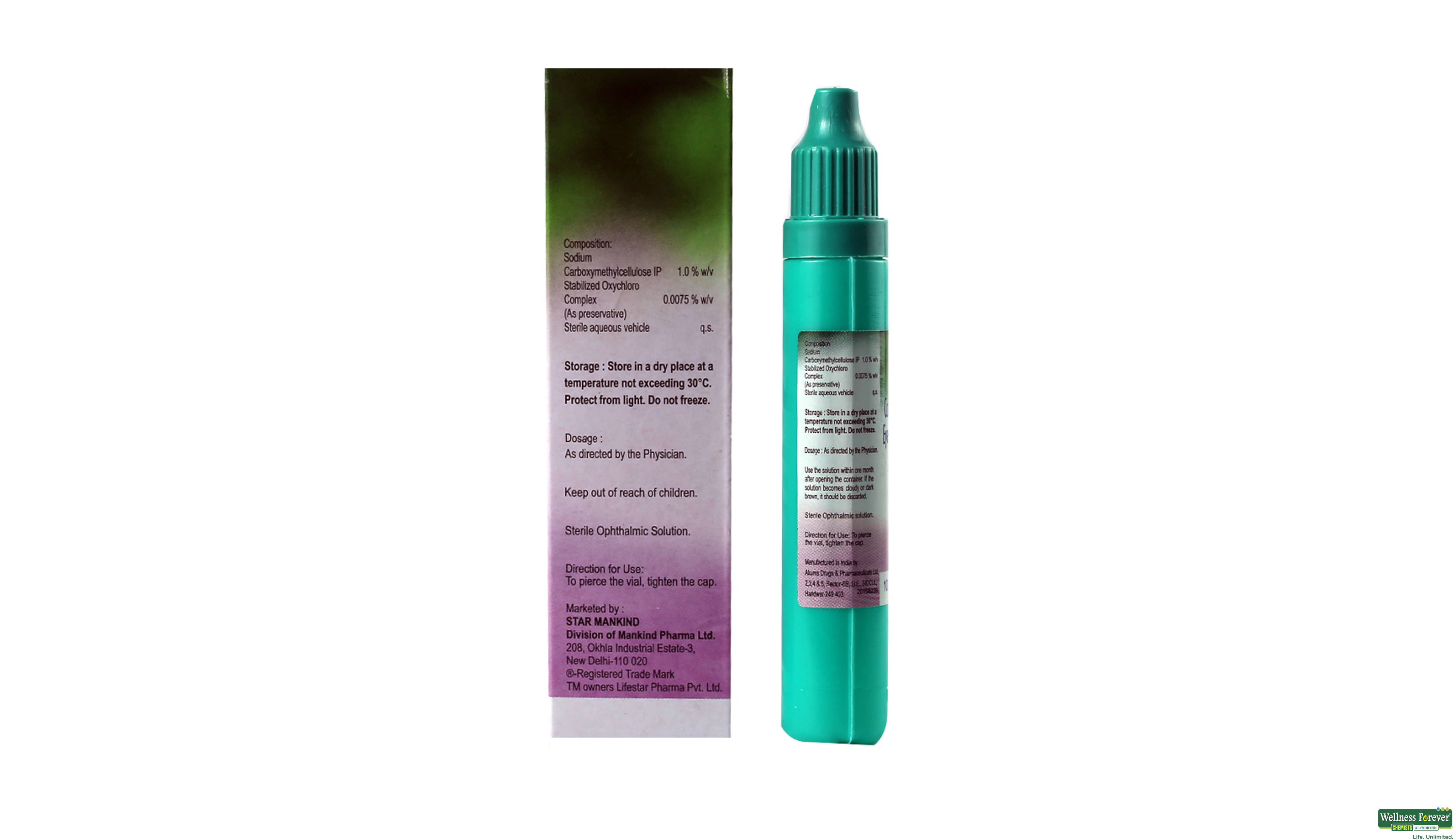 LUBISTAR-1% E/DROPS 10ML- 2, 10ML, 