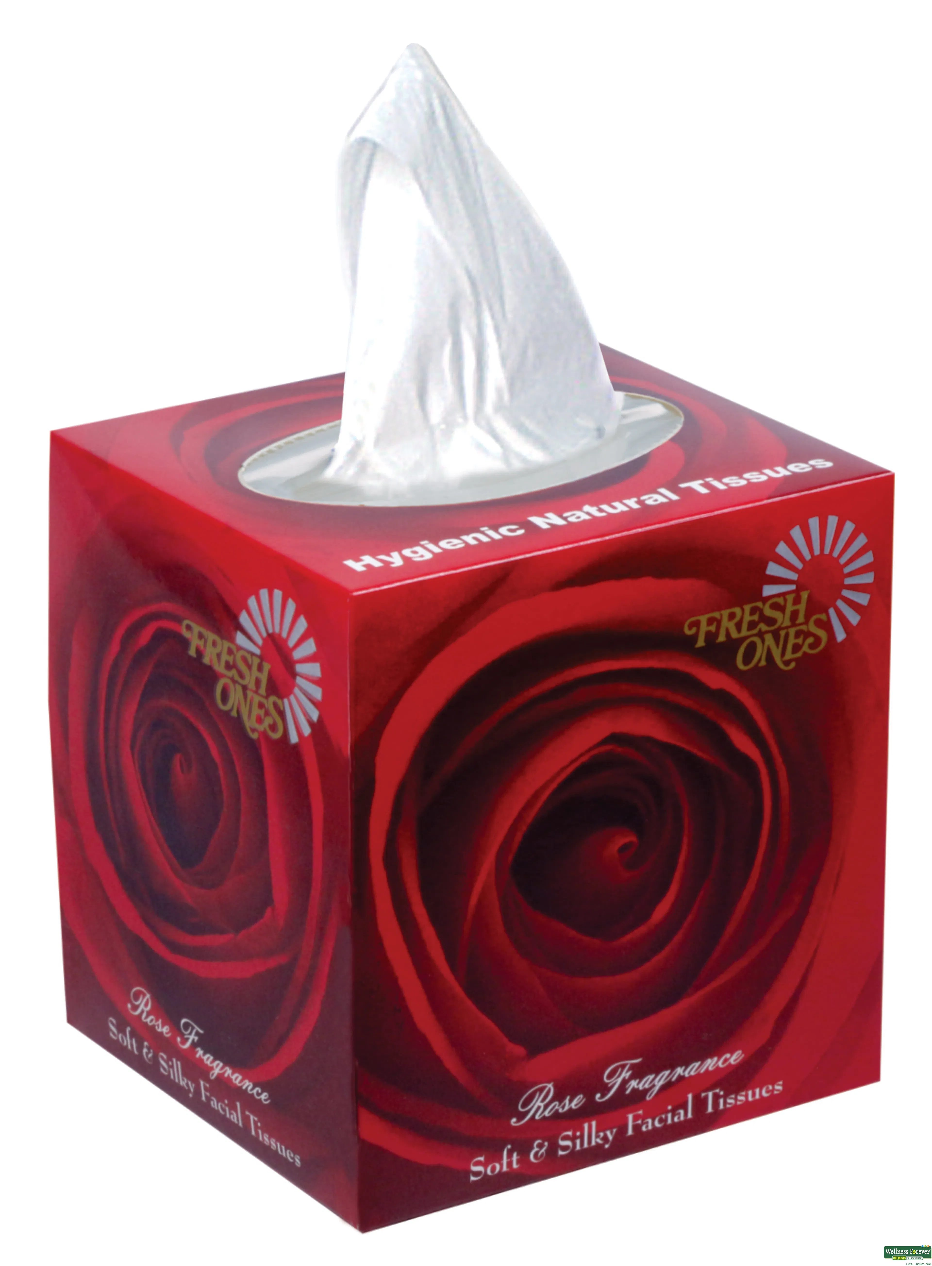 FRESH ONES TISSUE SQUARE ROSE SOFT/SILKY 1PC-image