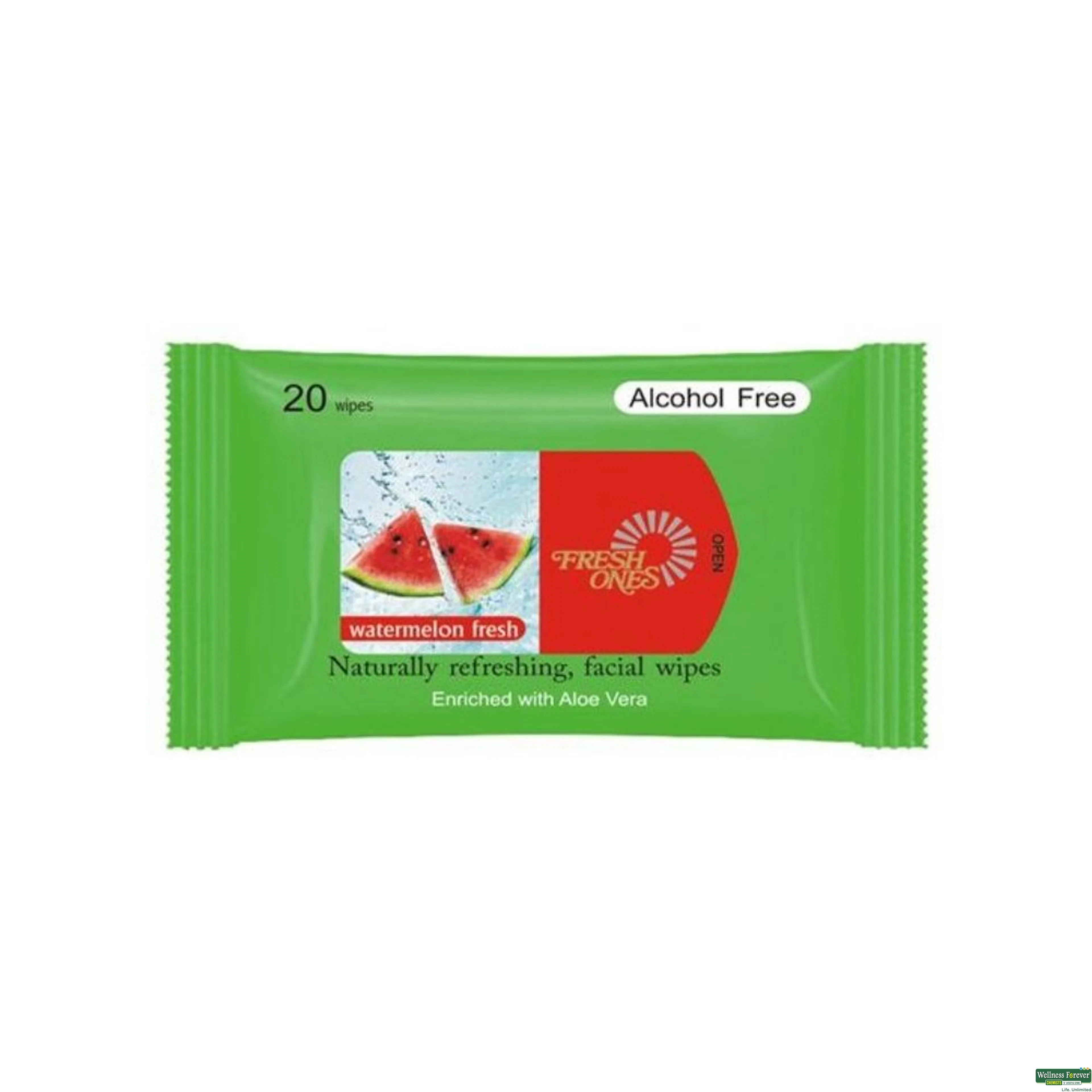 FRESH ONES WIPES REFRESHING W/MELON 20PC-image