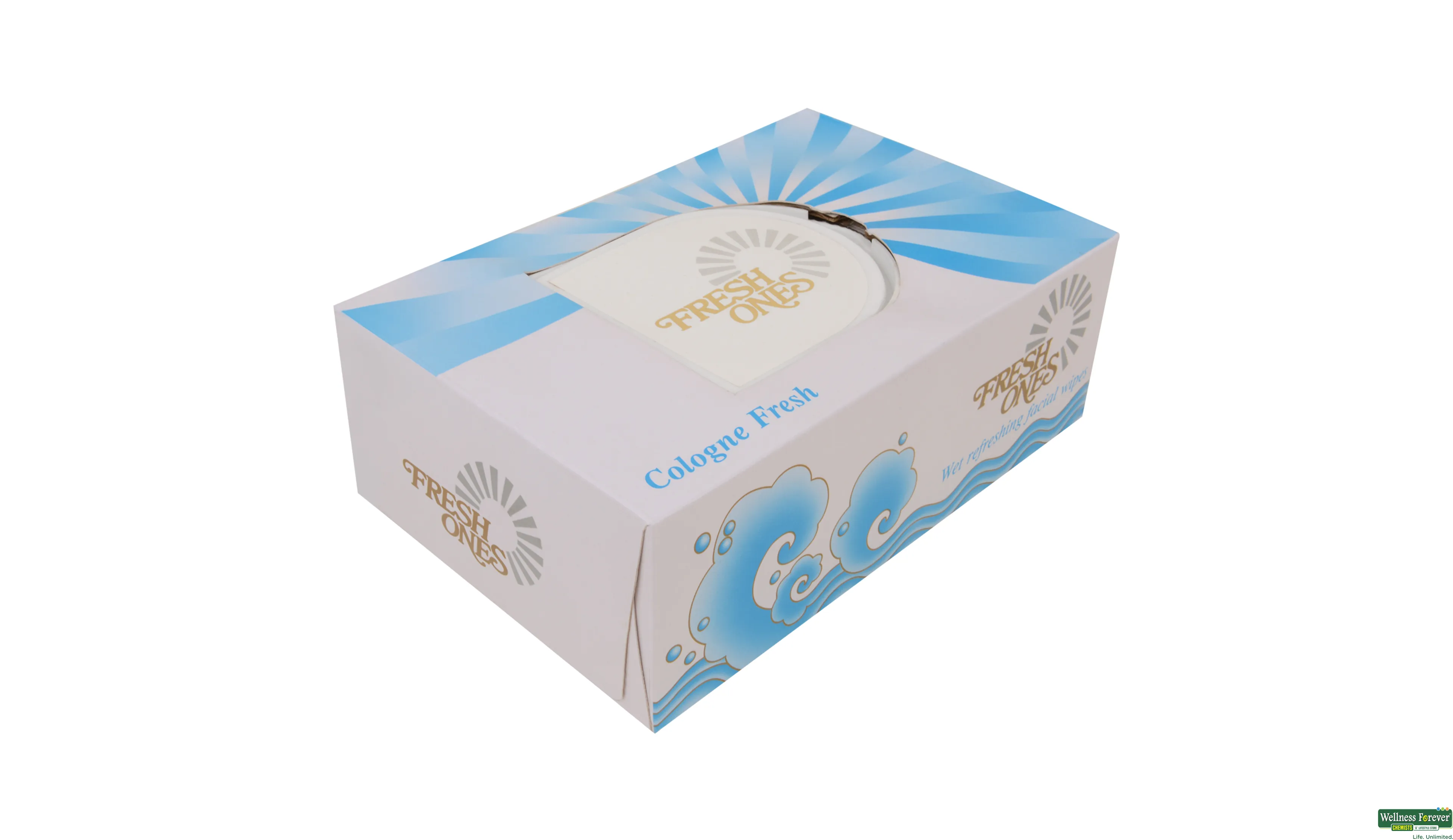 FRESH ONES WIPES REF COLOGNE BOX 70PC- 2, 75PC, 