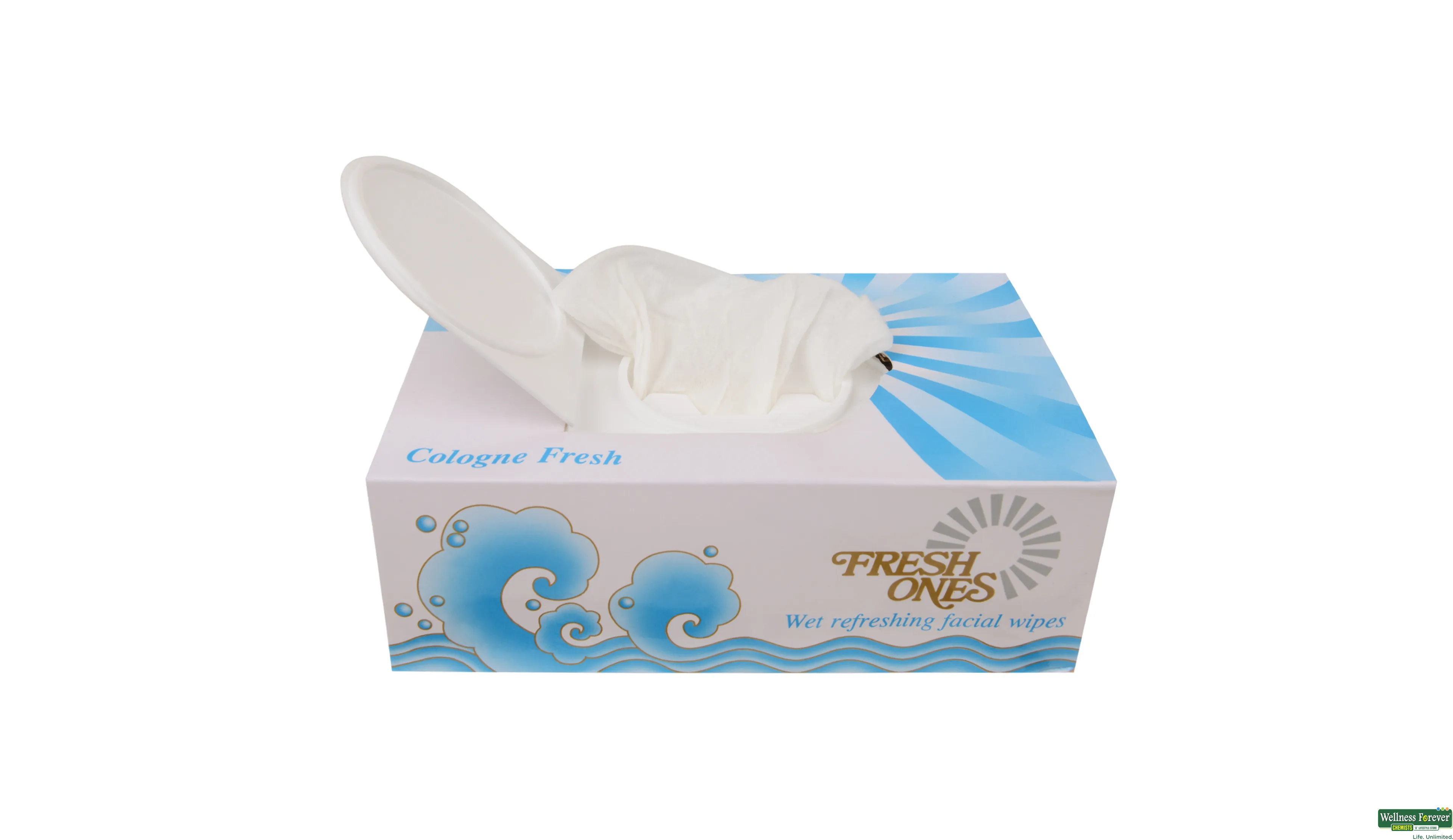 FRESH ONES WIPES REF COLOGNE BOX 70PC- 4, 75PC, 