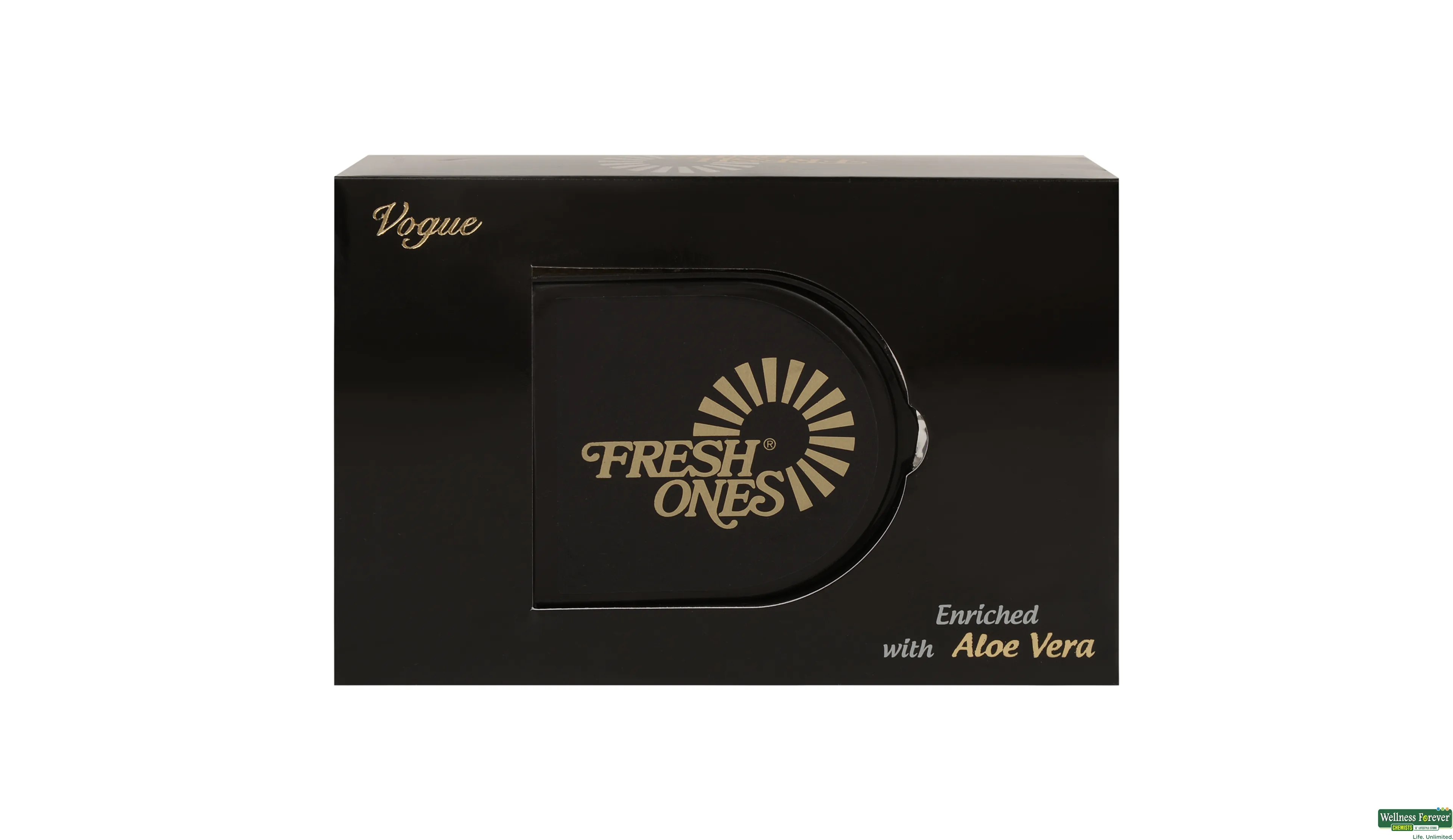 FRESH ONES WIPES REF VOGUE BLACK BOX 75PC- 1, 75PC, 