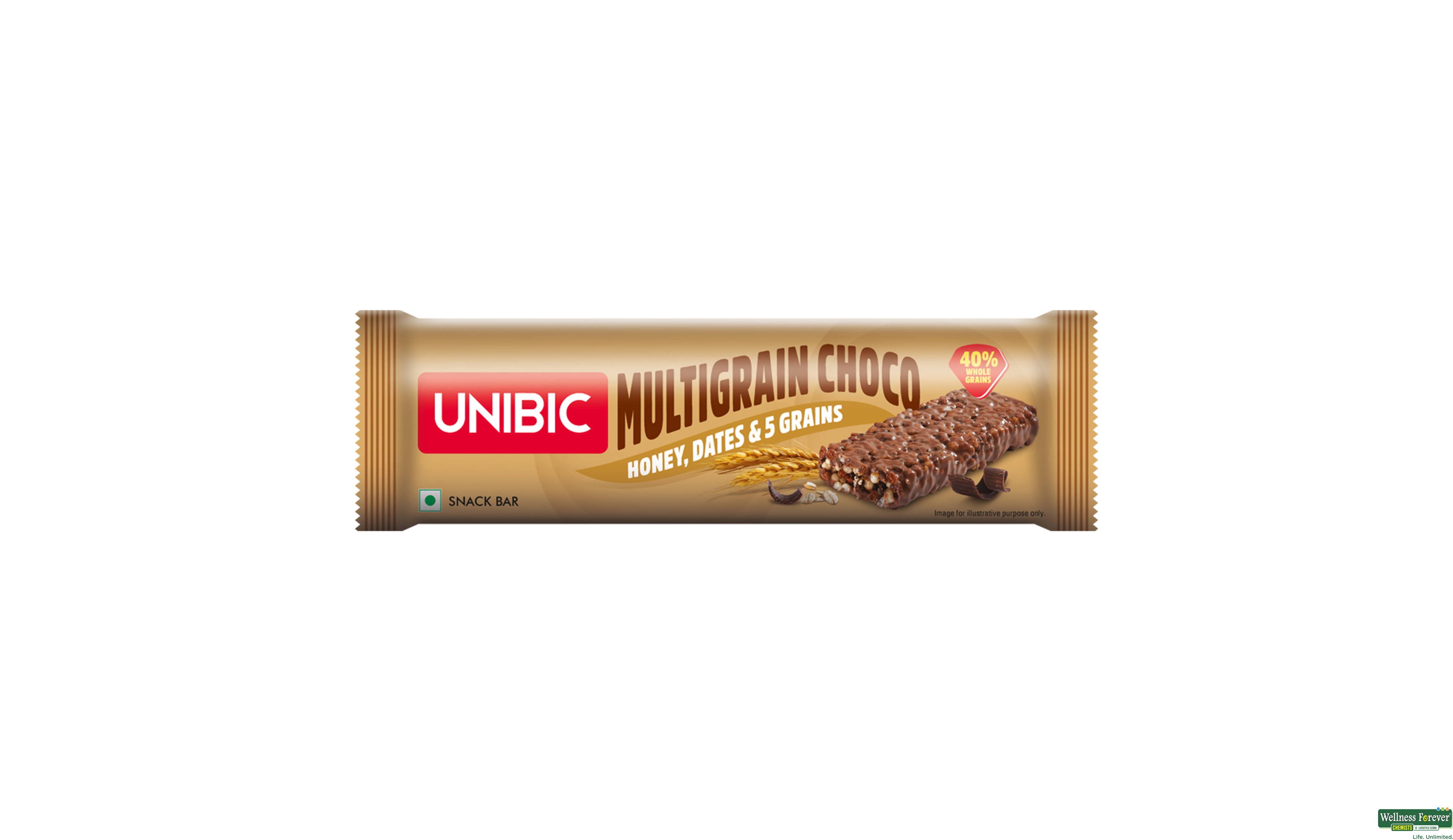 UNIBIC SNACK BAR MULTIGRAIN CHOCO 30GM- 1, 30GM, null