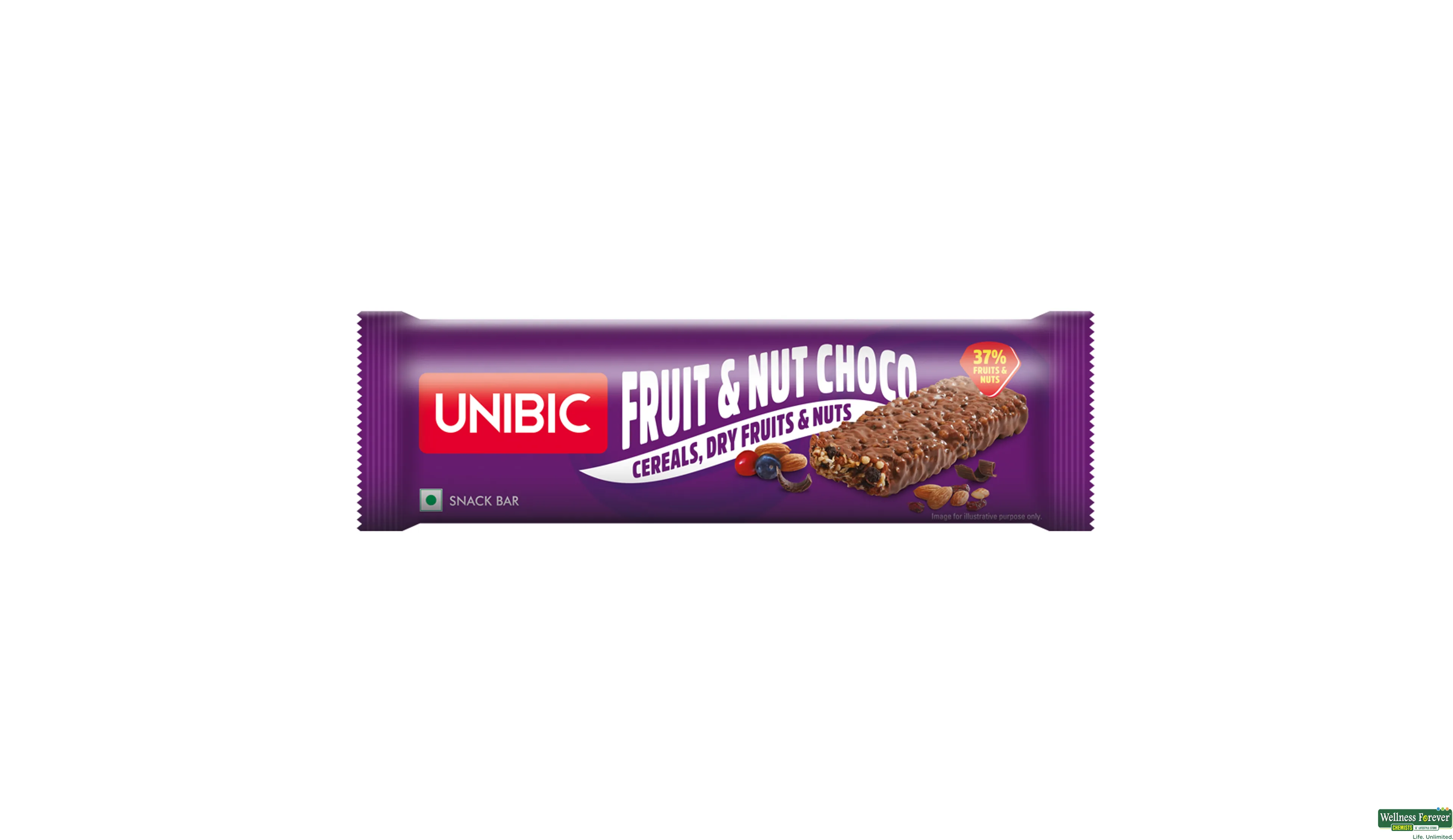 UNIBIC SNACK BAR FRUIT/NUT CHOCO 30GM- 1, 30GM, null