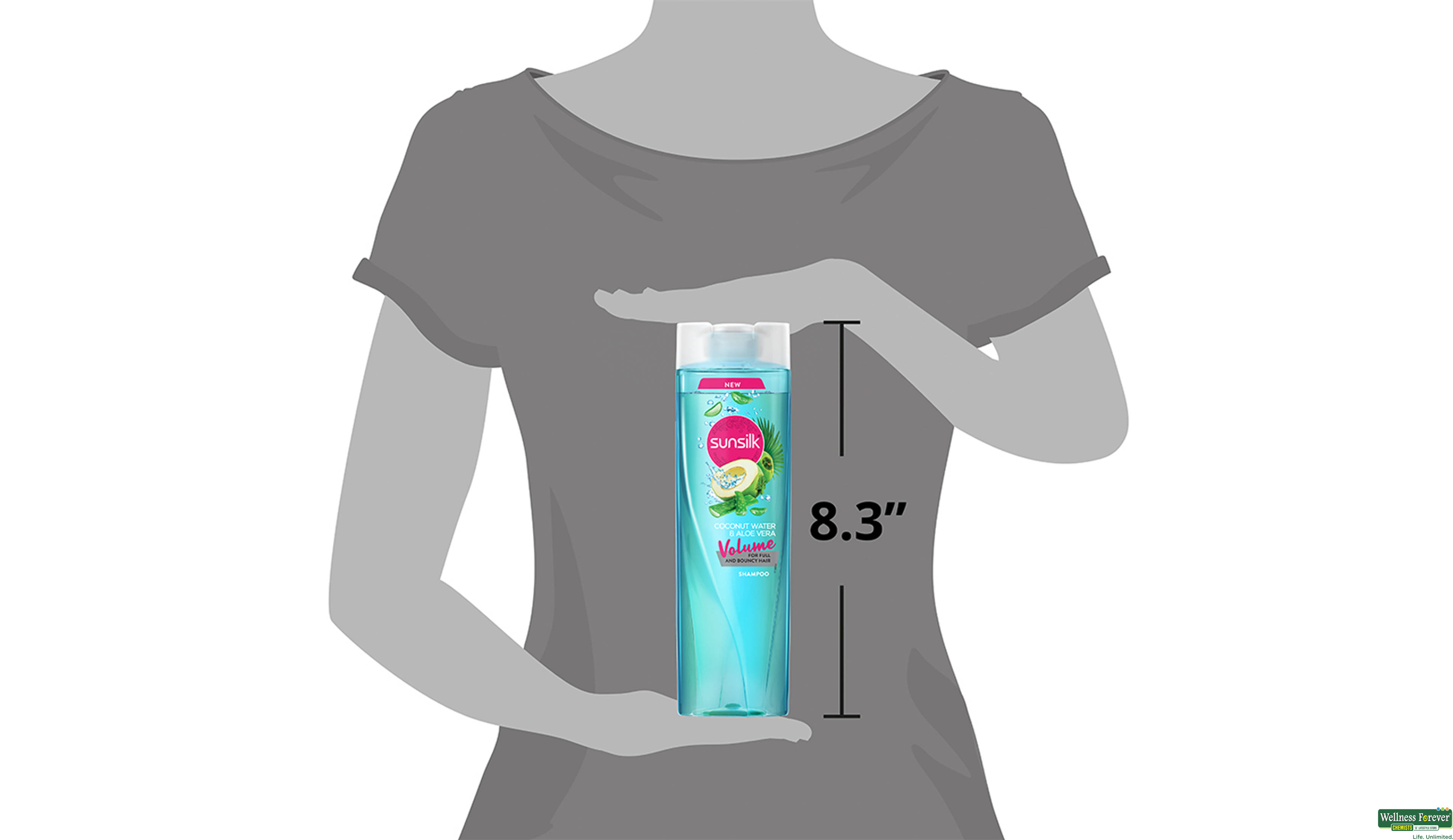 SUNSILK SHMP COCO WATER/ALOE 370ML- 5, 370ML, 