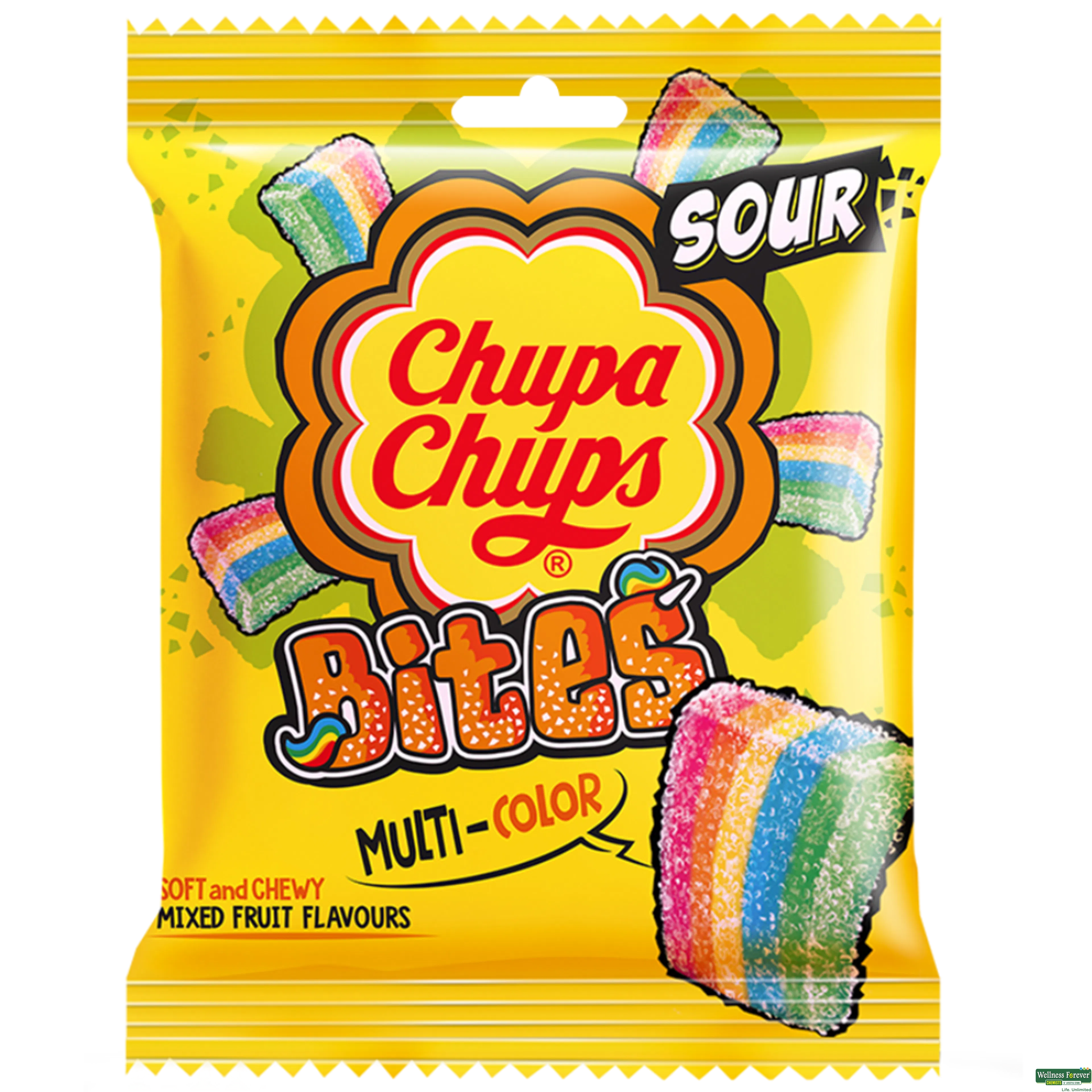 CHUPA CHUPS CANDIES BITES M/FRUIT 61.6GM-image