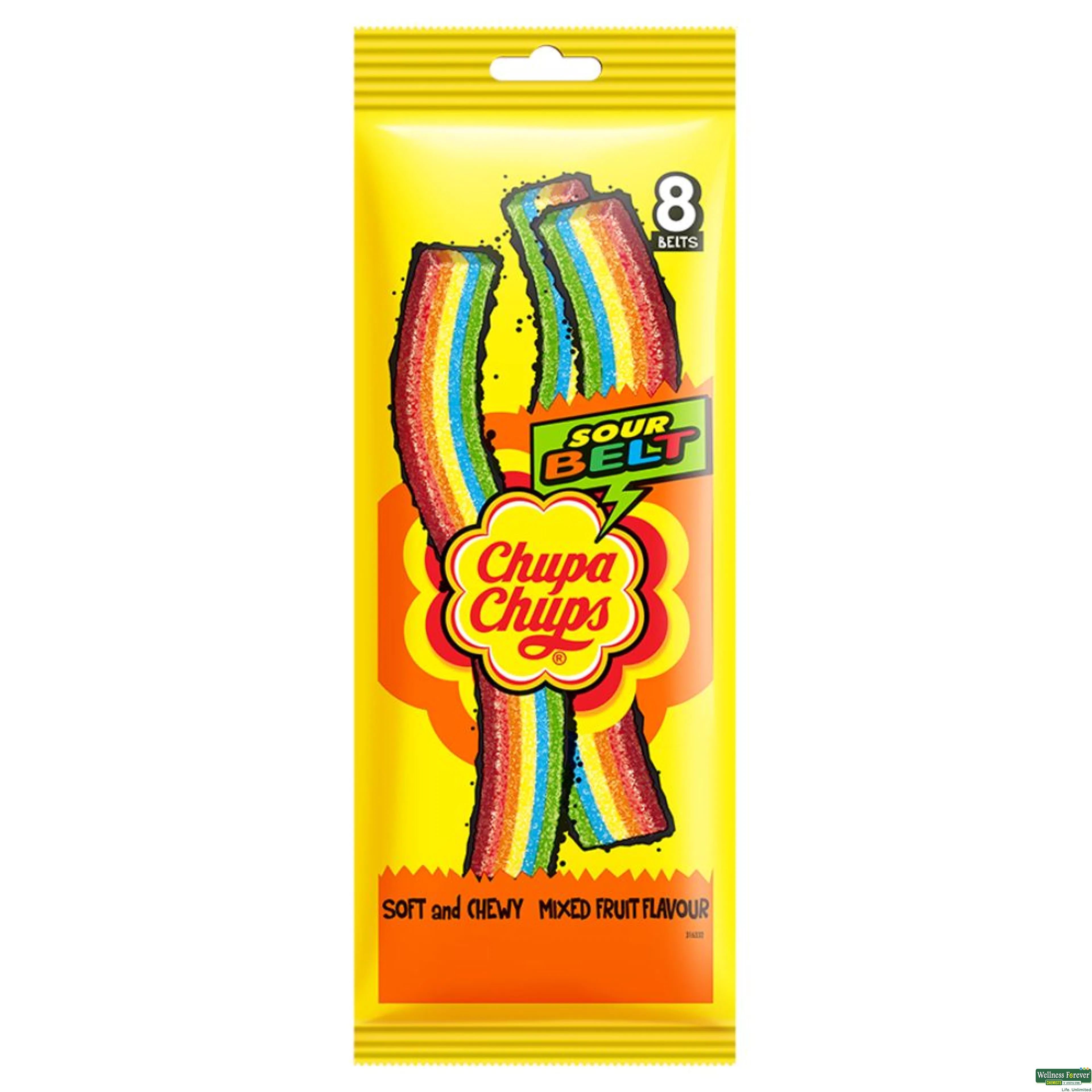 CHUPA CHUPS BELT MIXED FRUIT 57.6GM-image