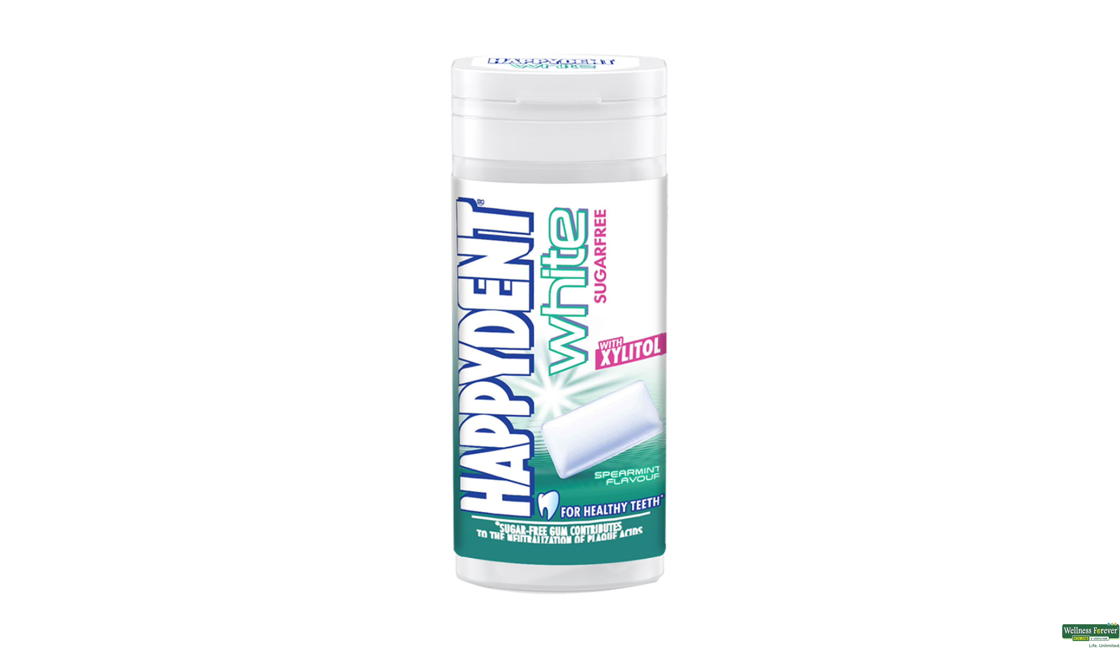 HAPPYDENT CHEW GUM S/F WHITE 27.5GM ##- 1, 27.5GM, 