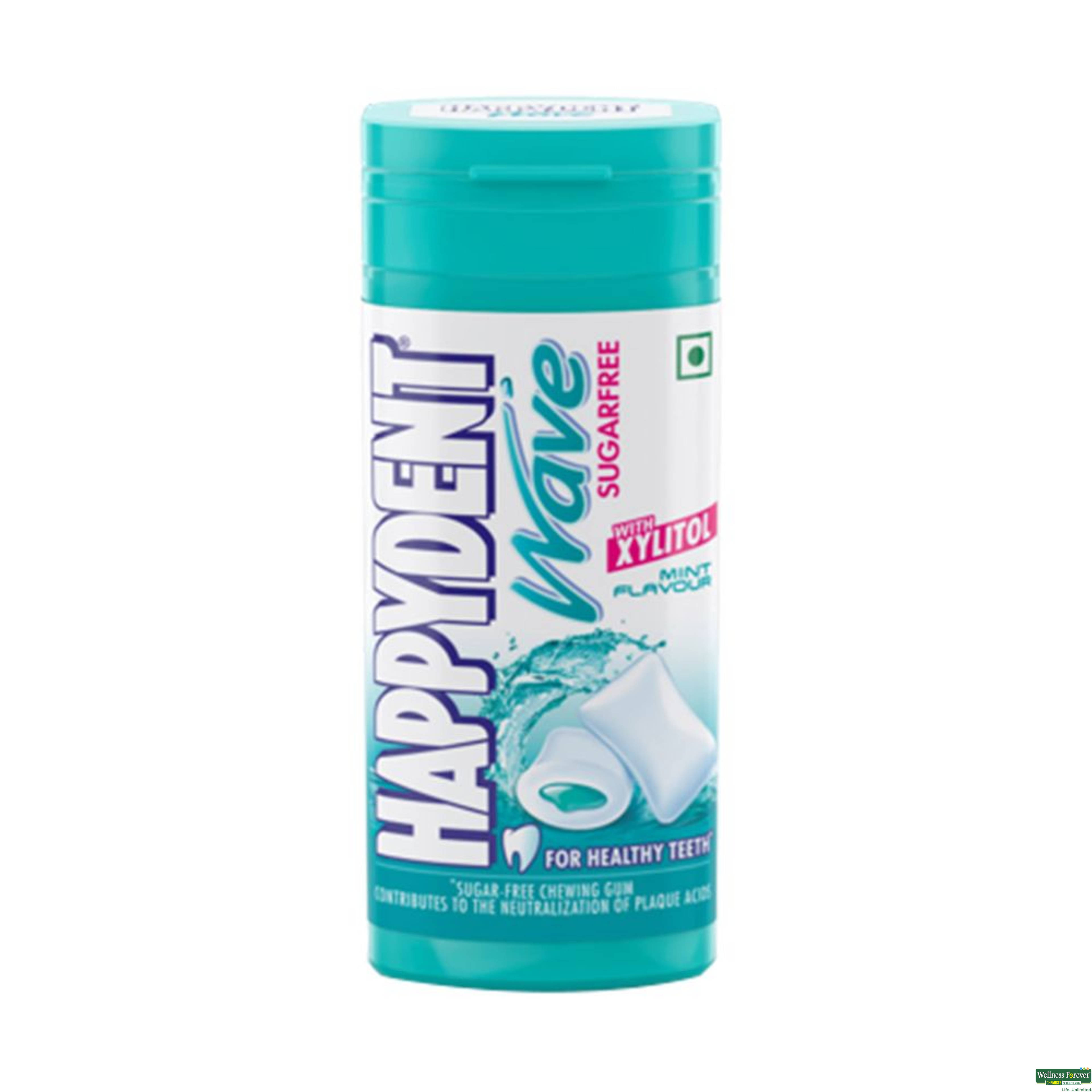 Happydent Chwegum Sugar Free Wave Mint 28.9g-image