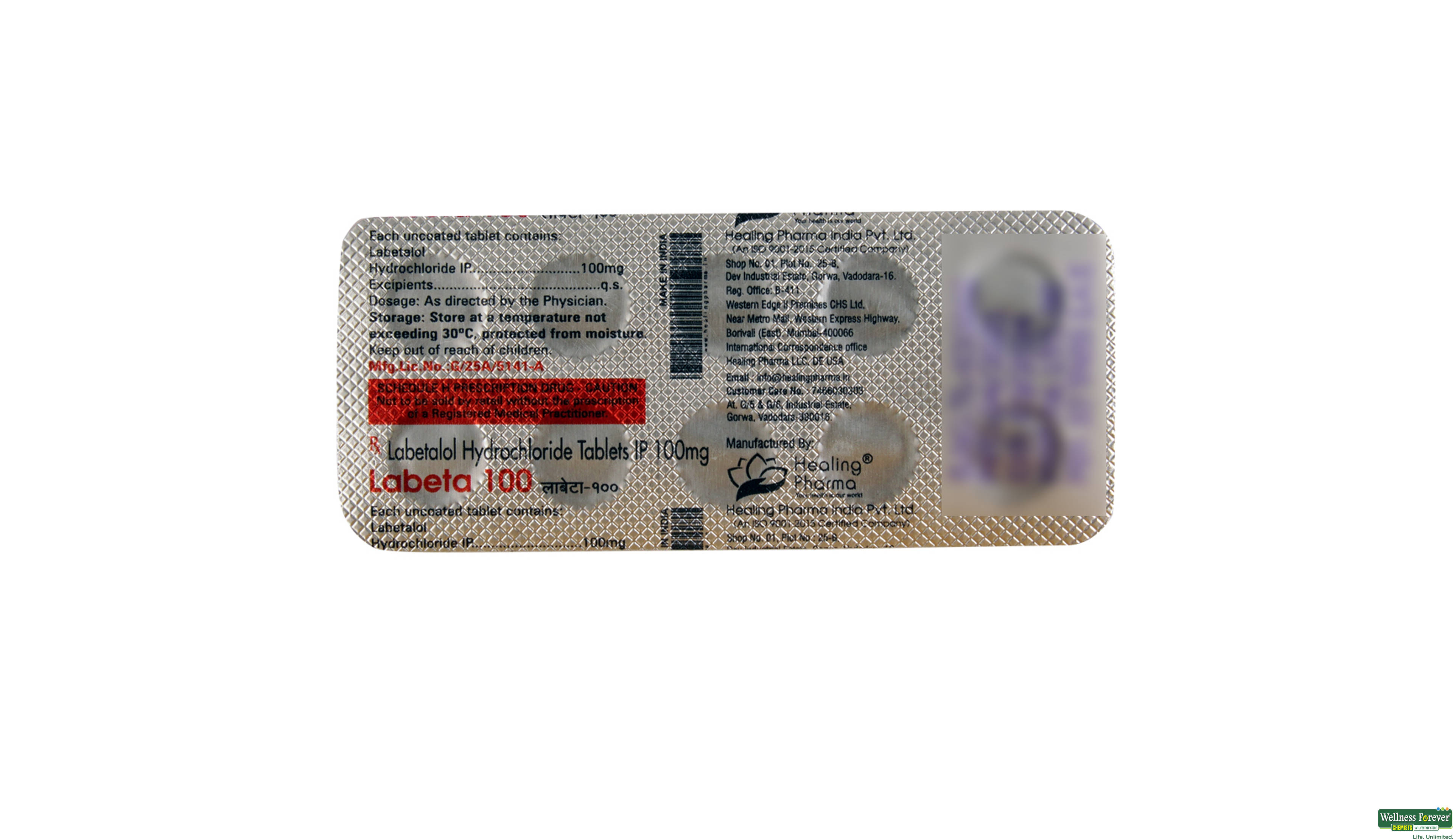 LABETA 100MG 10TAB- 2, 10TAB, 