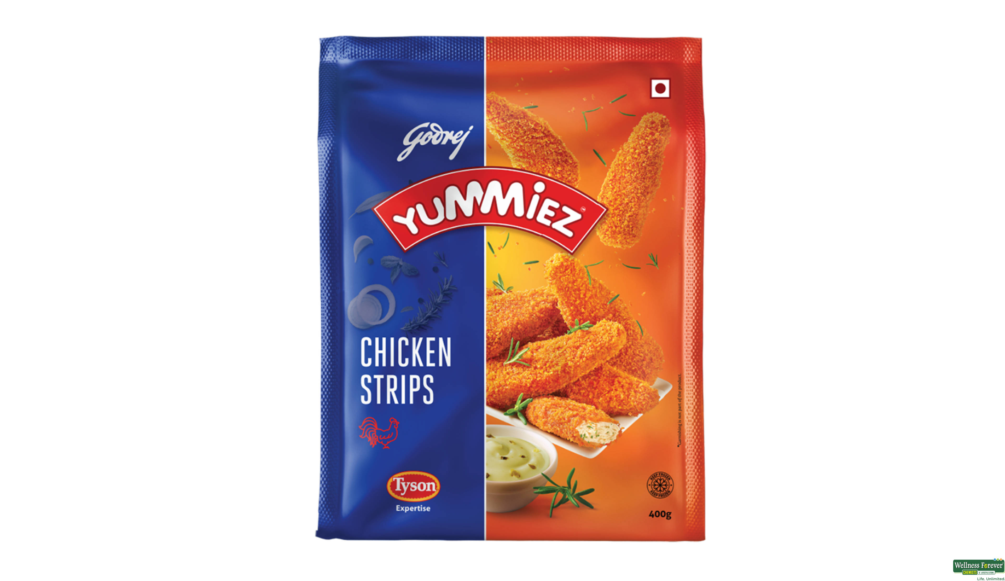 YUMMIEZ CHI STRIPS ROYALE 400GM- 1, 400GM, null