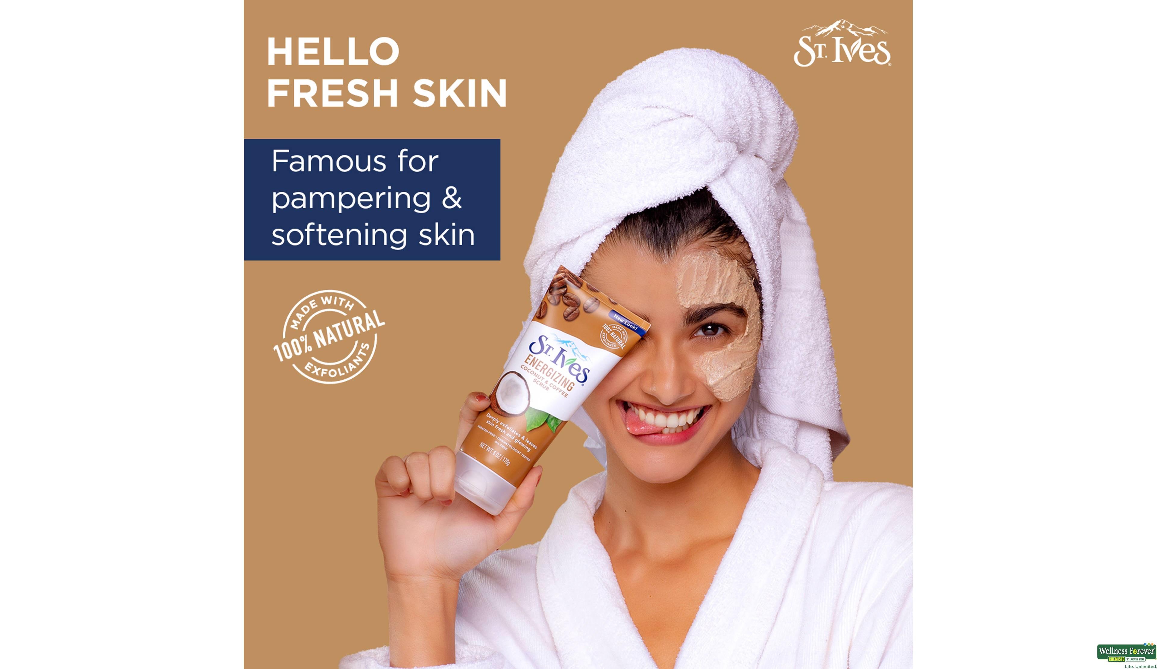 ST IVES F/SCRUB COCO/COFF 170GM- 8, 170GM, 