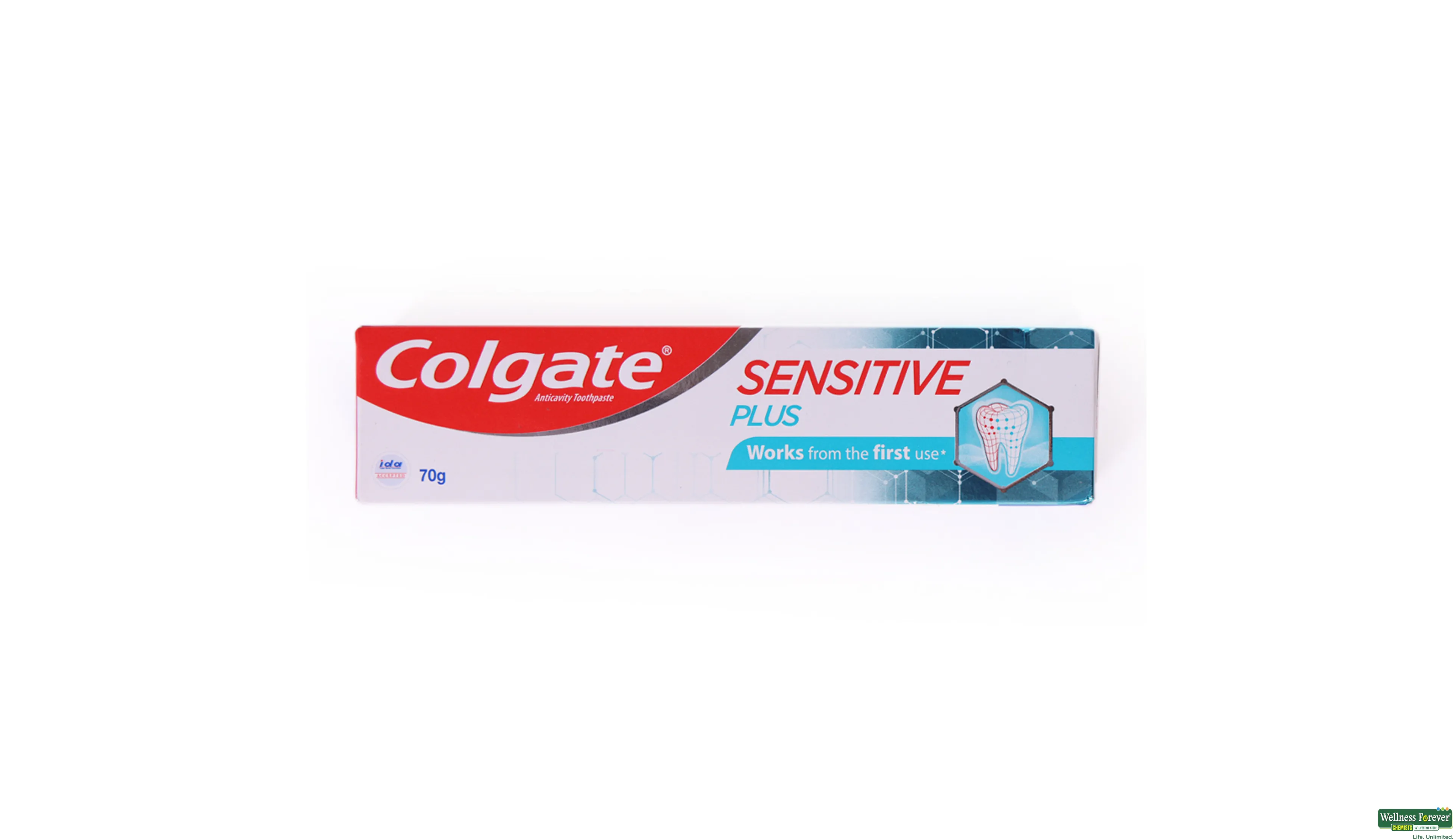 COLG T/PASTE SENSITIVE PLUS 70GM- 1, 70GM, 