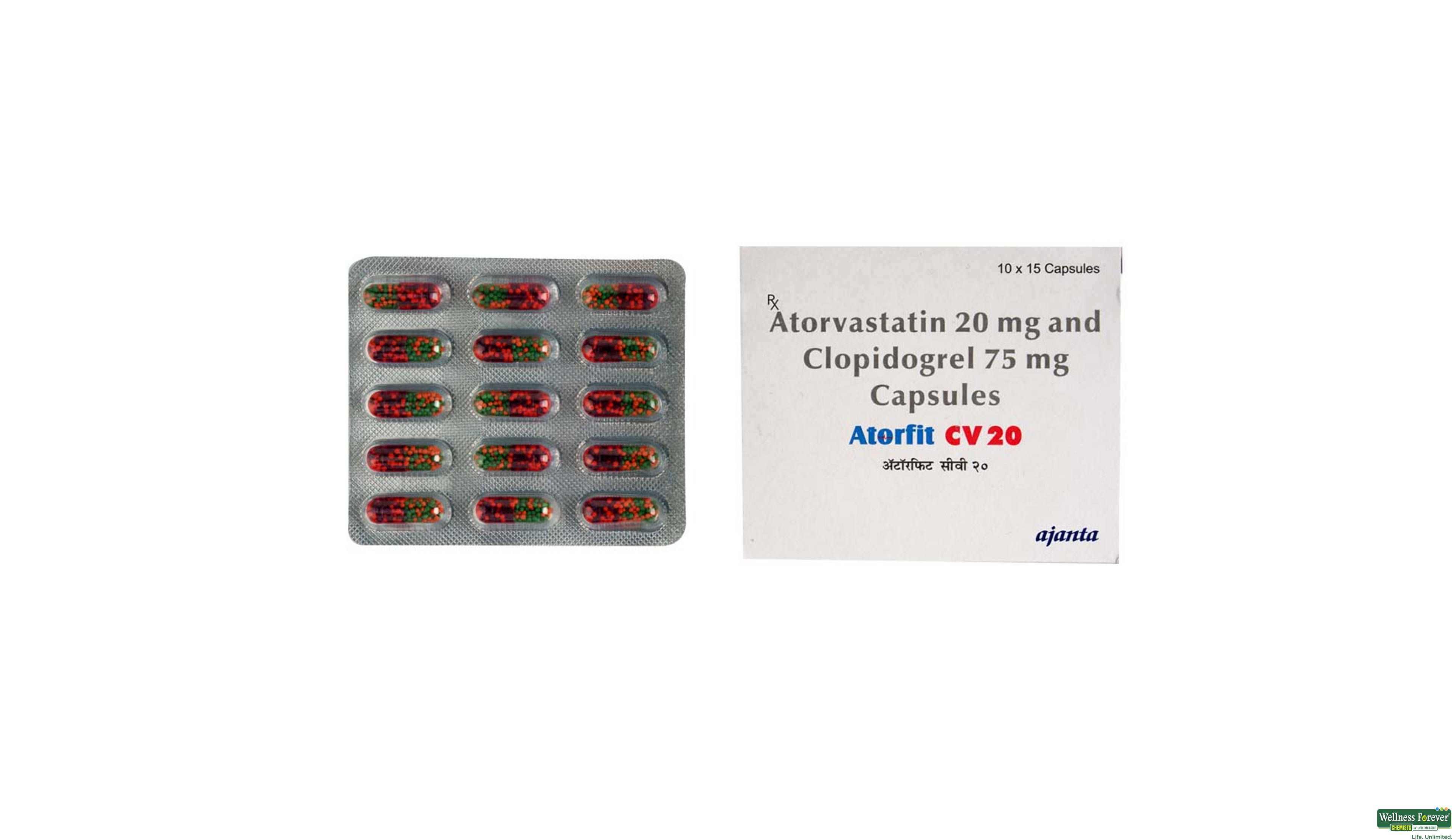 ATORFIT-CV 20MG 15CAP- 1, 15CAP, 