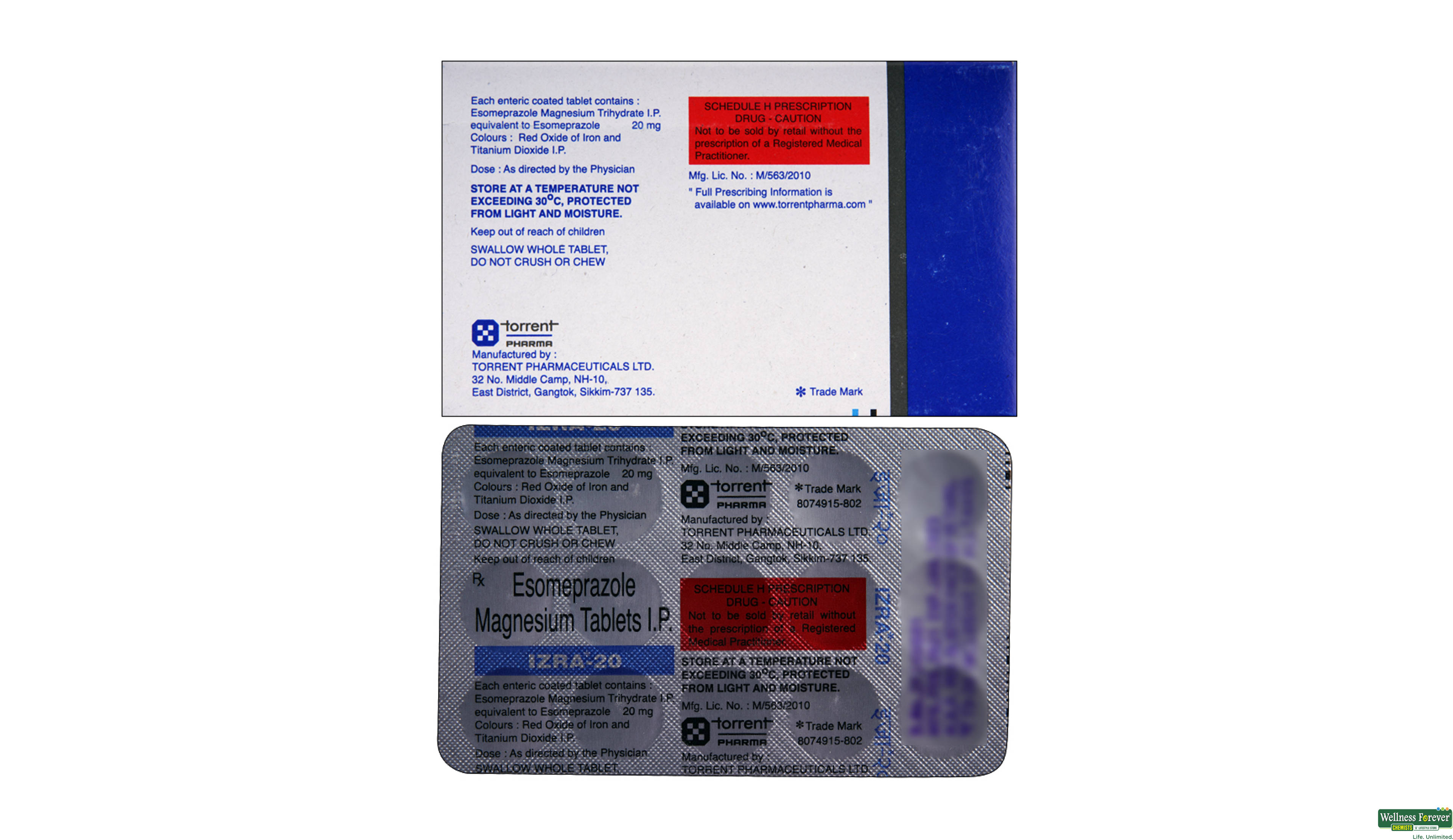 IZRA 20MG 15TAB- 2, 15CAP, 