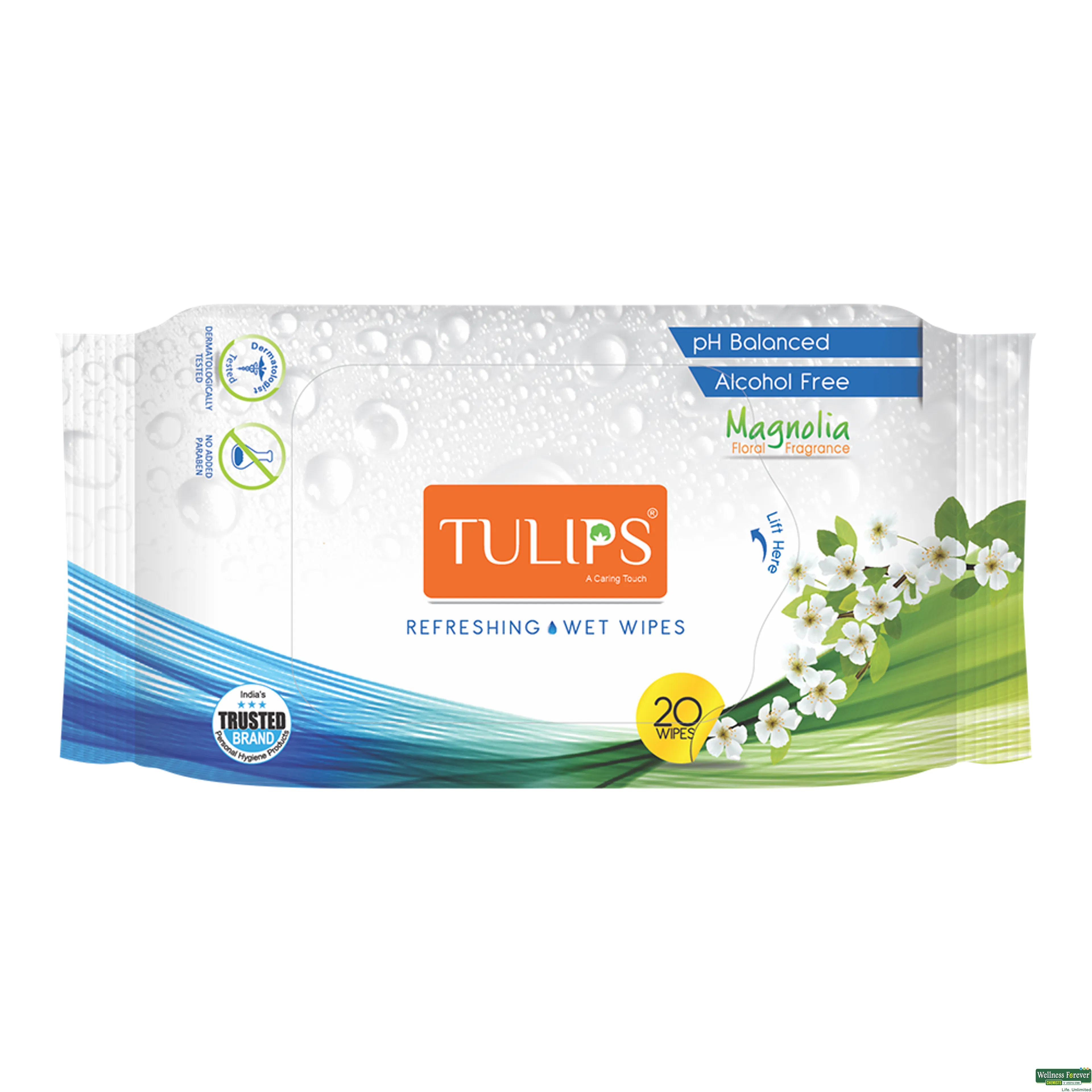 TULIPS F/WIPES MAGNOLIA 20PC-image