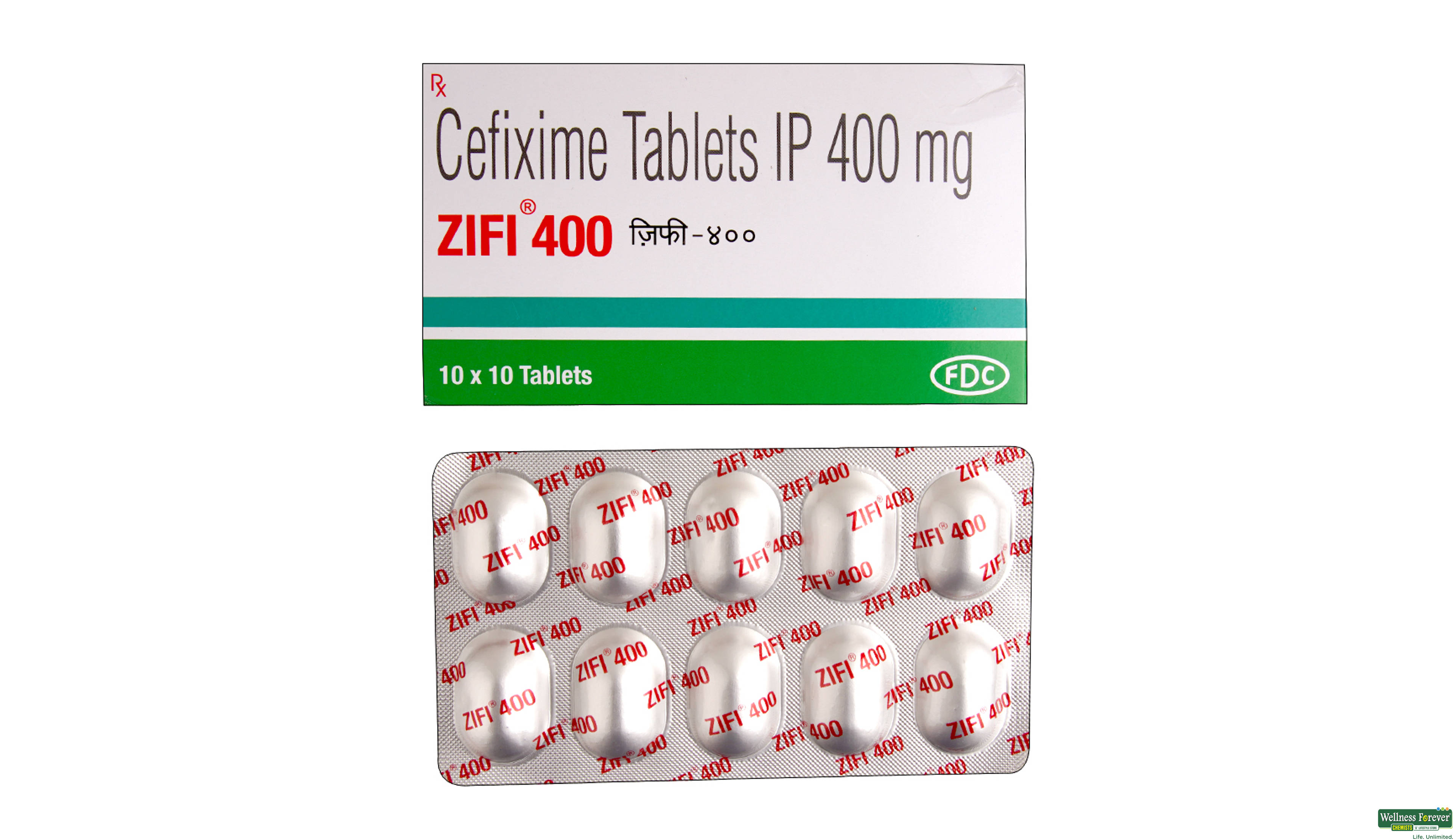 ZIFI 400MG 10TAB- 1, 10TAB, 