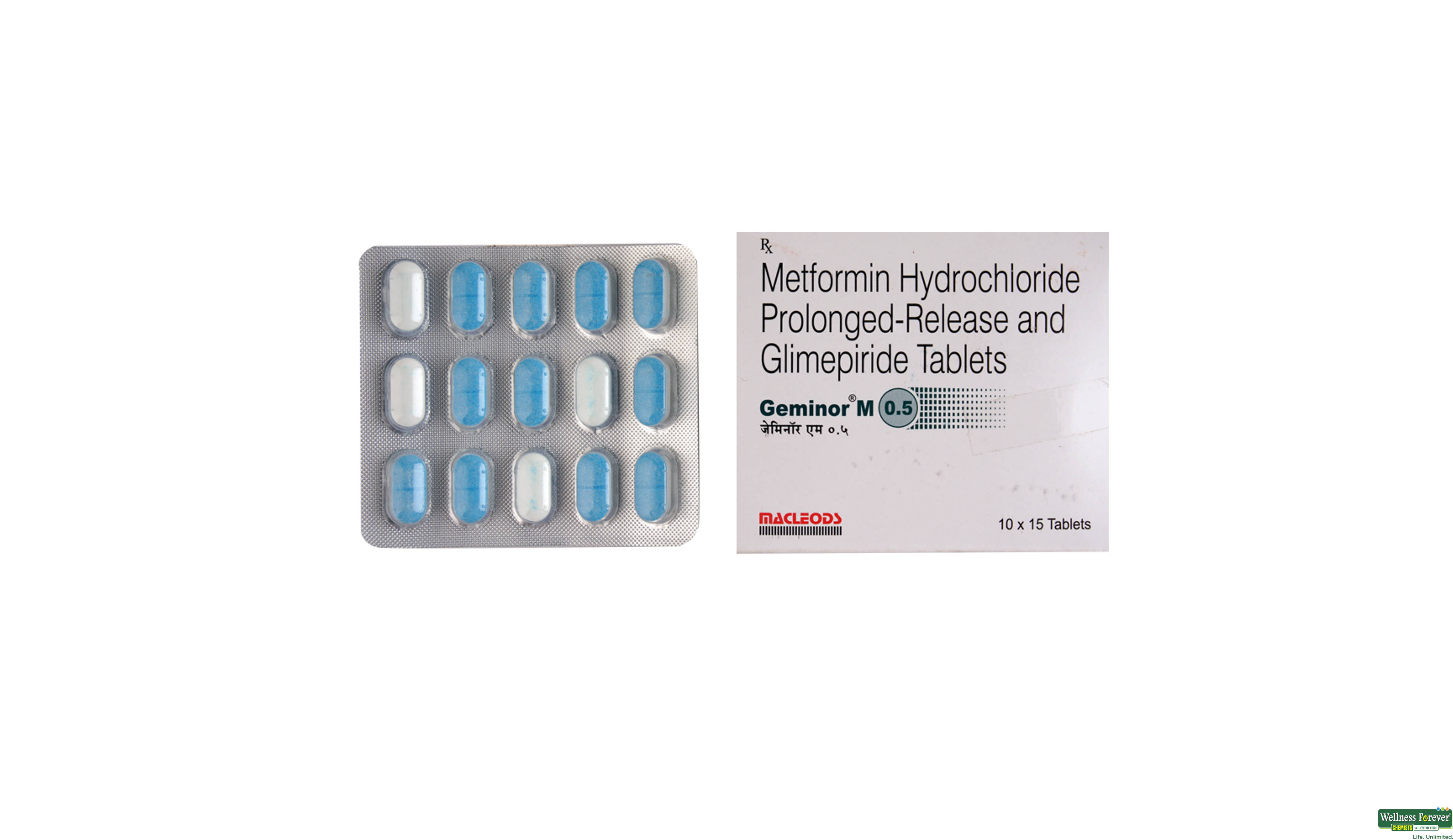 GEMINOR-M 0.5MG 15TAB- 1, 15TAB, 