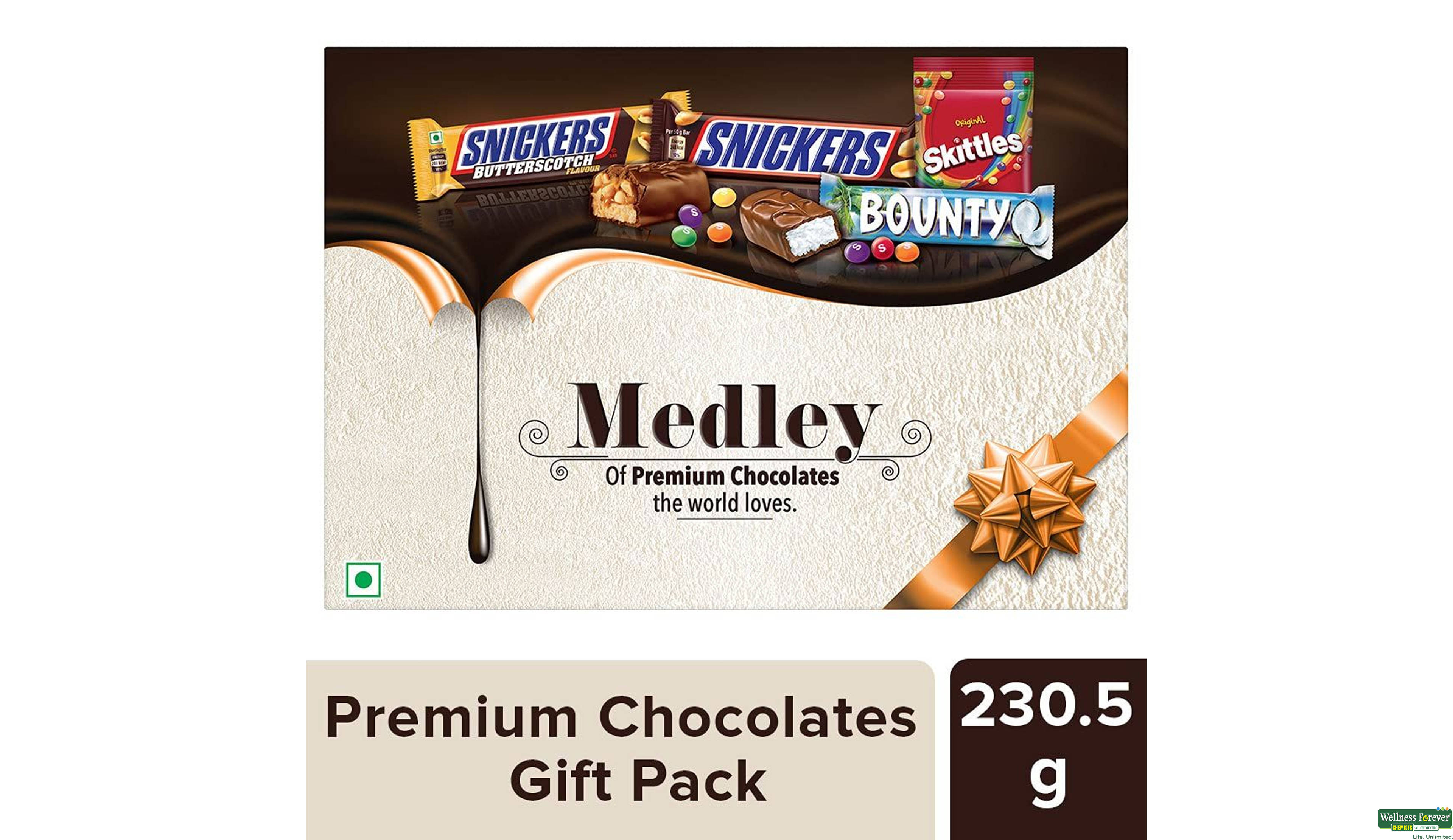 MEDLEY CHOC GIFT PACK 247.6GM- 1, 247.6GM, 