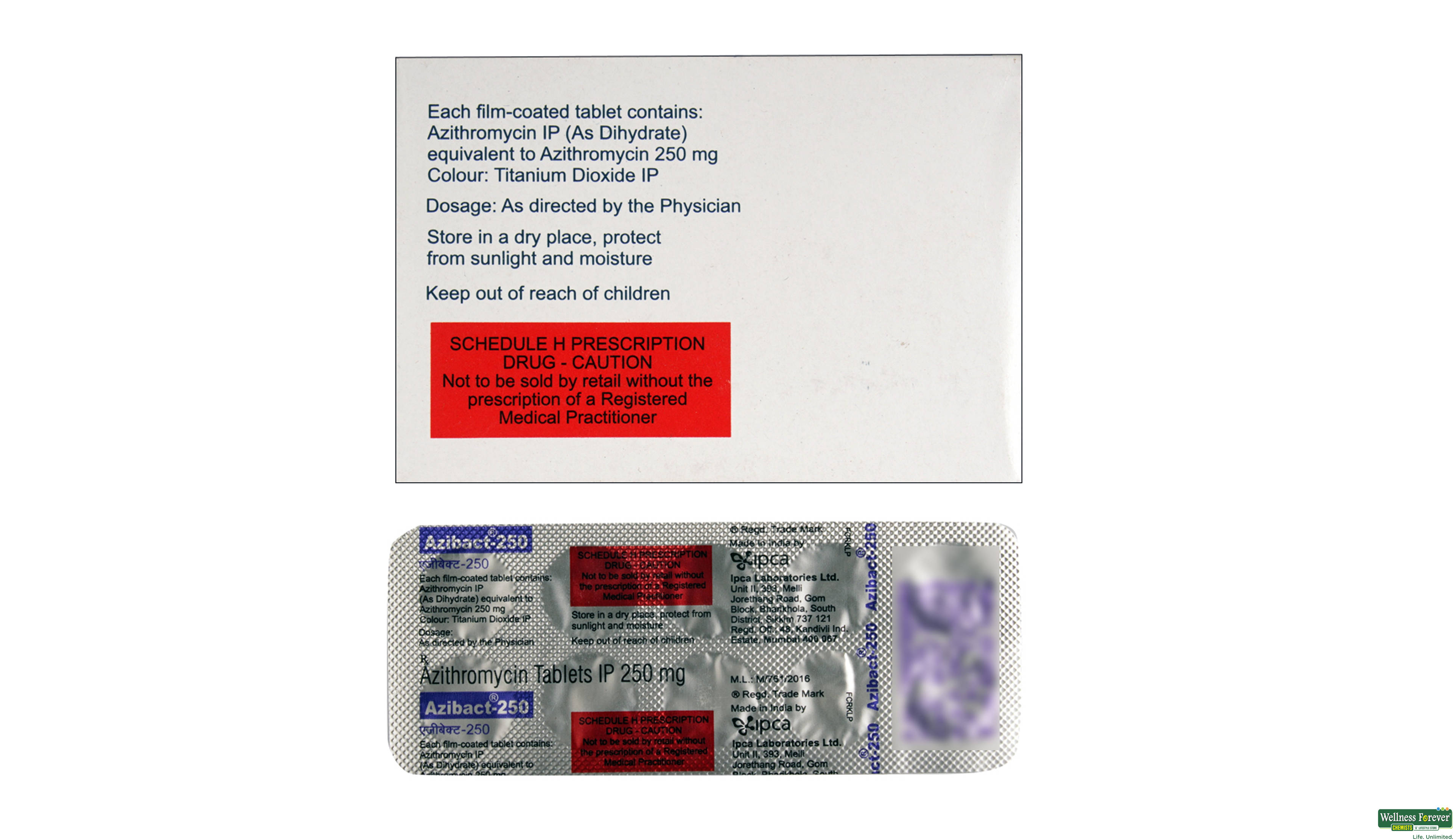 AZIBACT 250MG 10TAB- 2, 10TAB, 