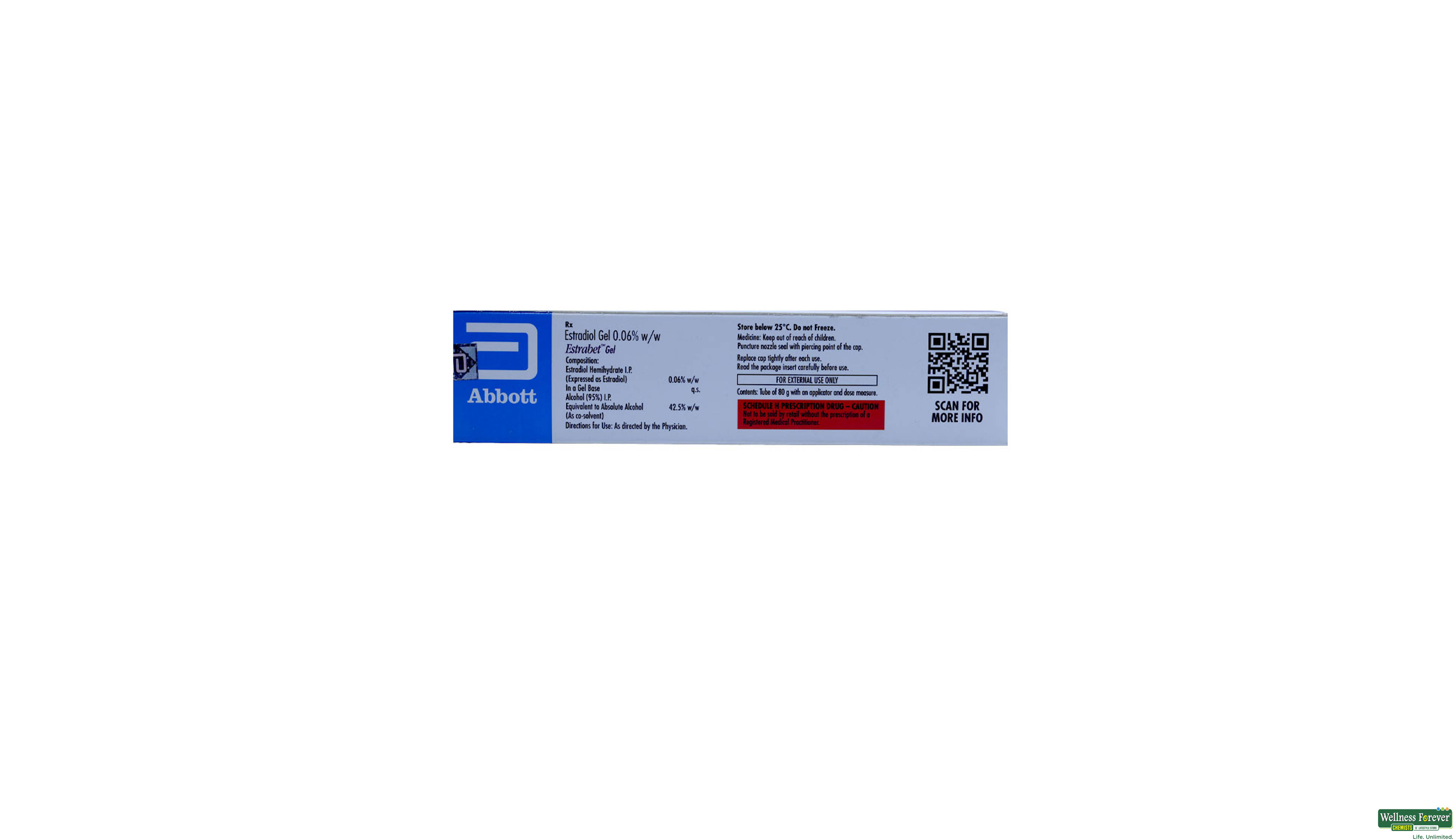 ESTRABET GEL 80GM- 2, 80GM, 