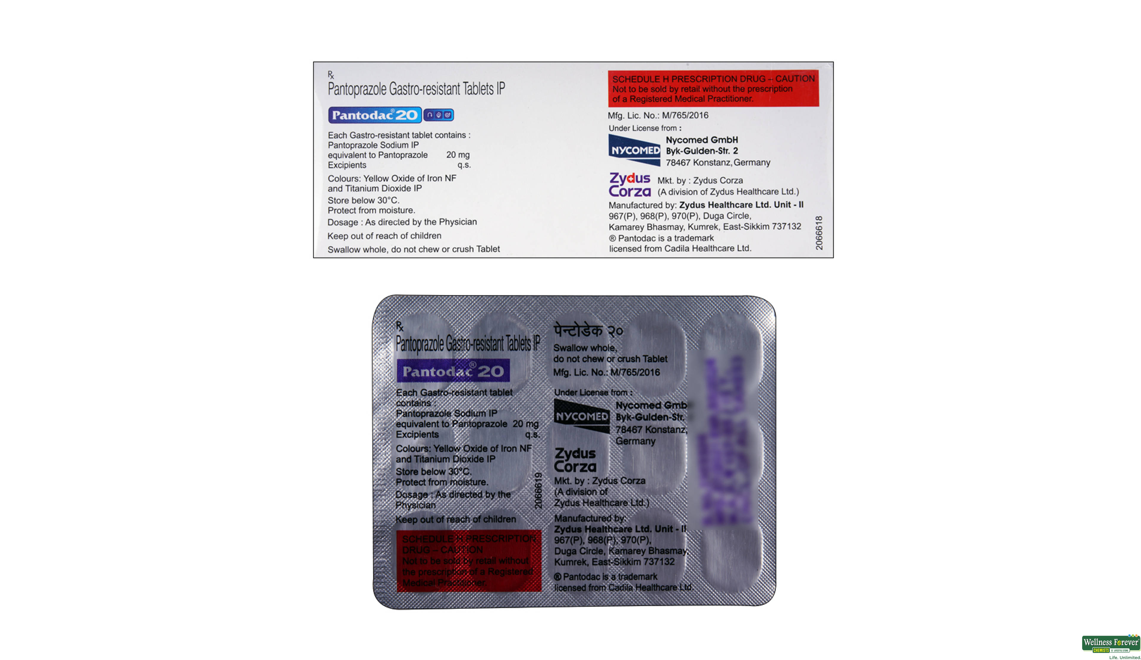 PANTODAC 20MG 15TAB- 2, 15TAB, 