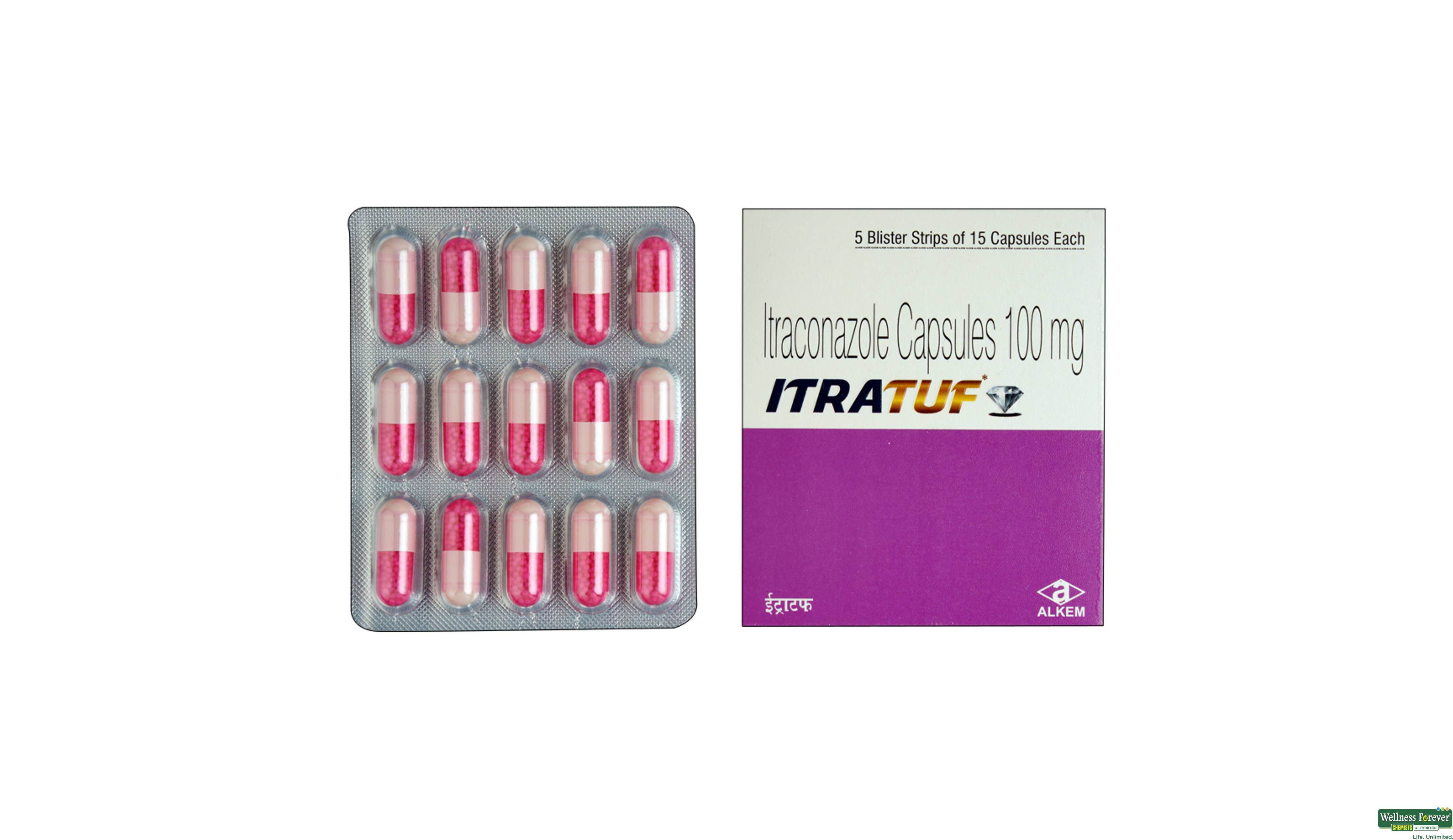 ITRATUF 100MG 15CAP- 1, 15CAP, 
