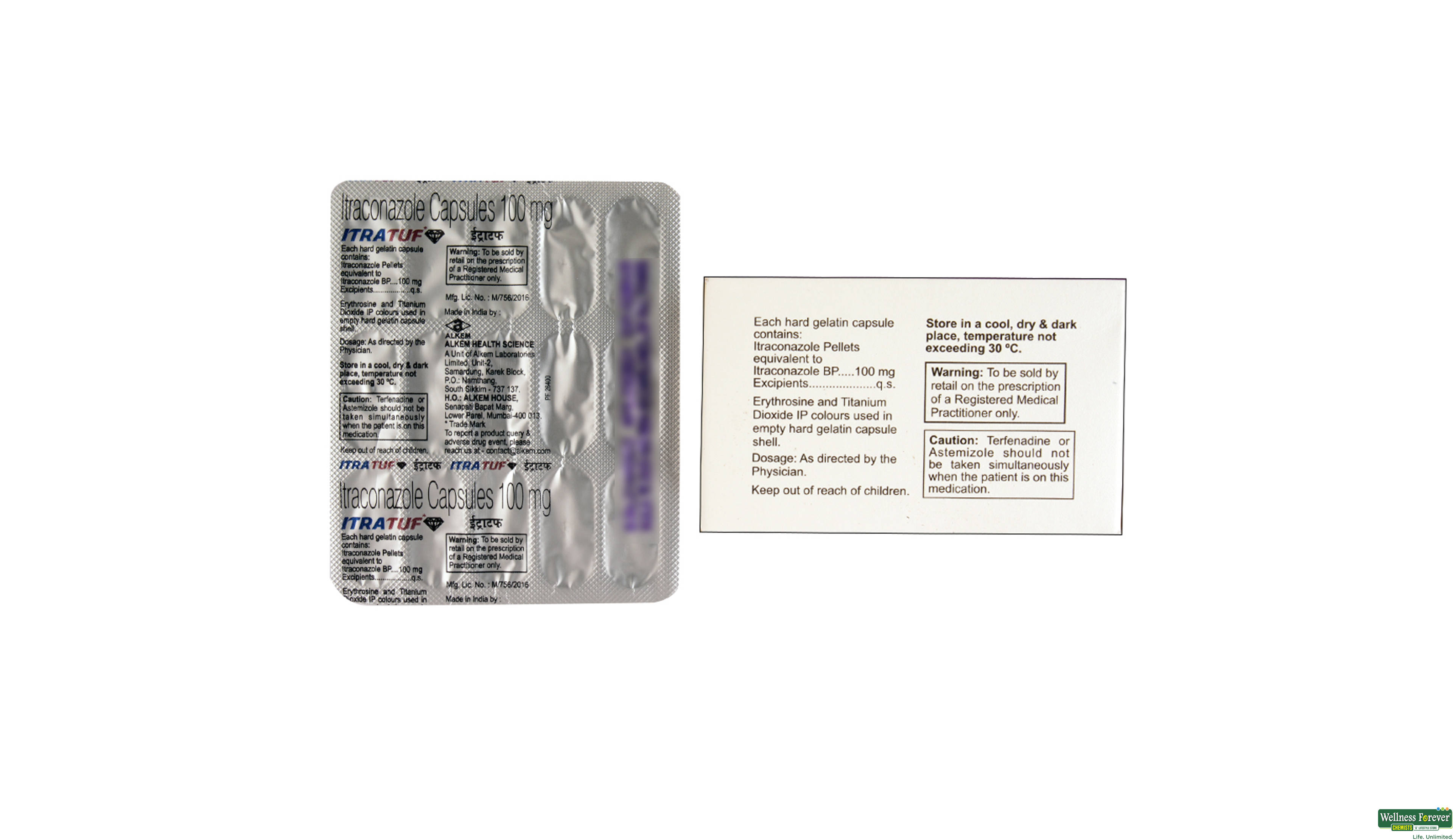 ITRATUF 100MG 15CAP- 2, 15CAP, 