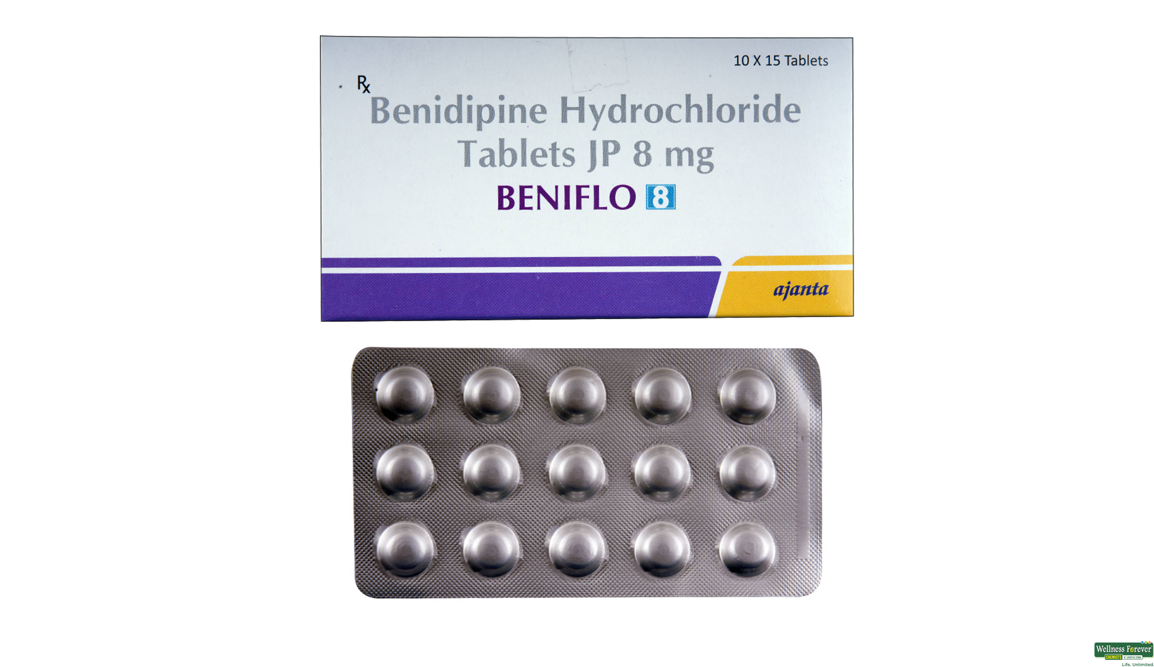 BENIFLO 8MG 15TAB- 1, 15TAB, 