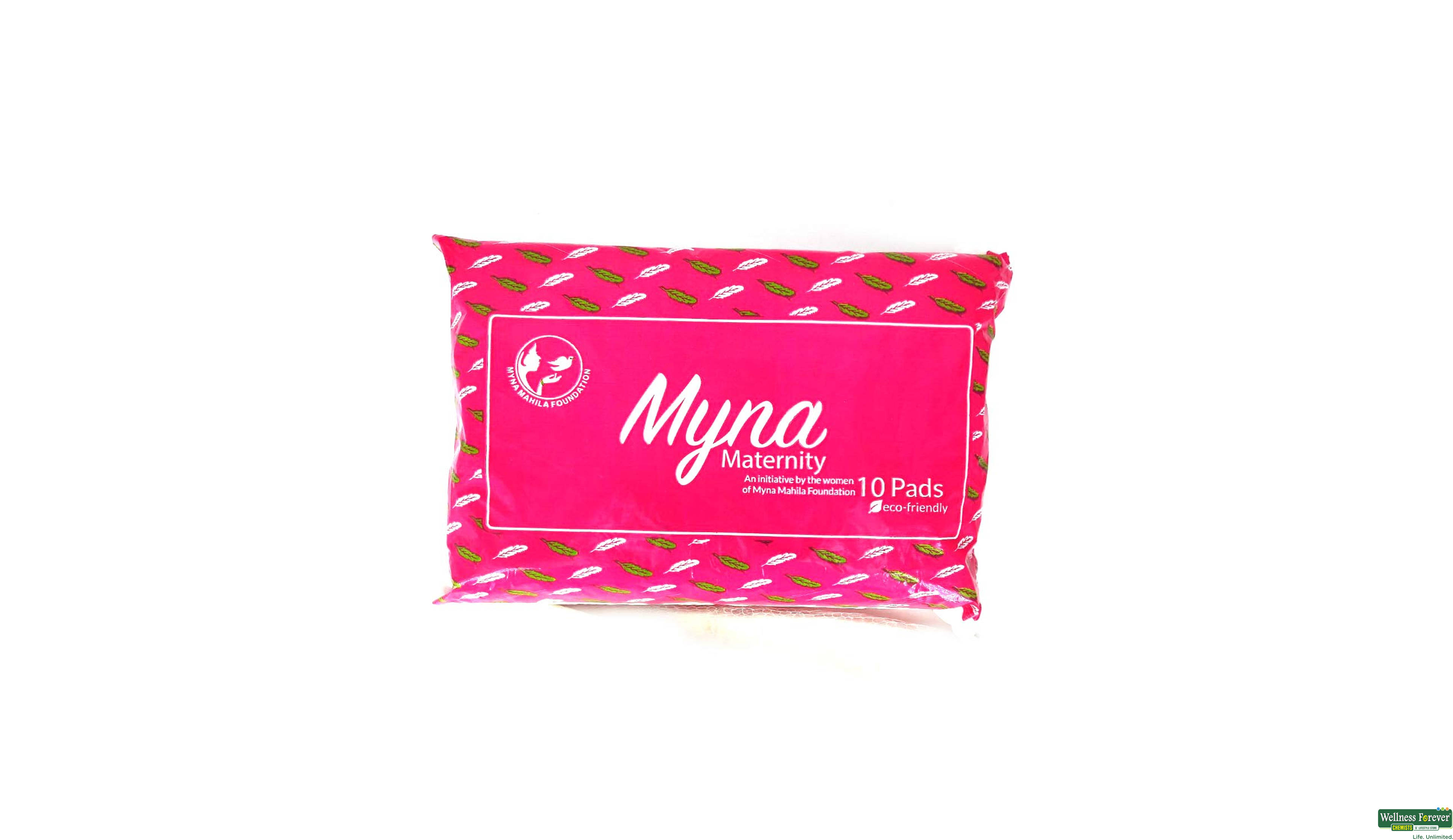 MYNA MATERNITY PAD 10PC- 1, 10PC, 