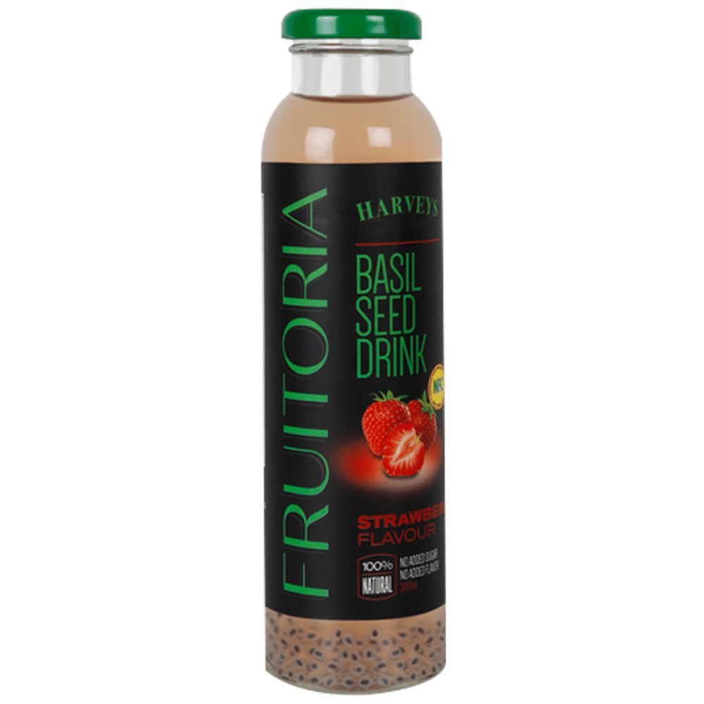 FRUITORIA BASIL SEED DRINK PEACH 300ML