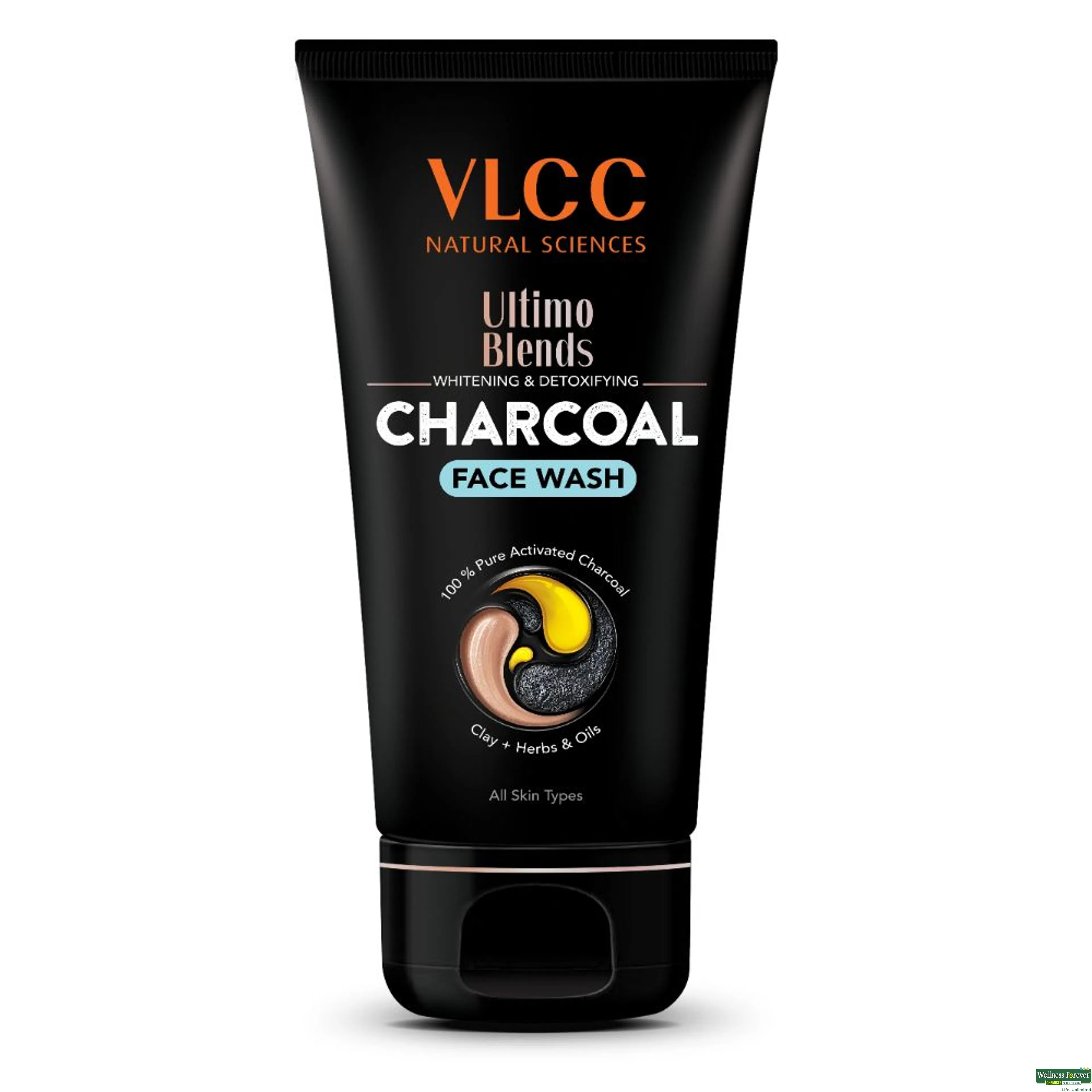 VLCC F/WASH ULTIMO BLENDS CHARCOAL 100GM-image