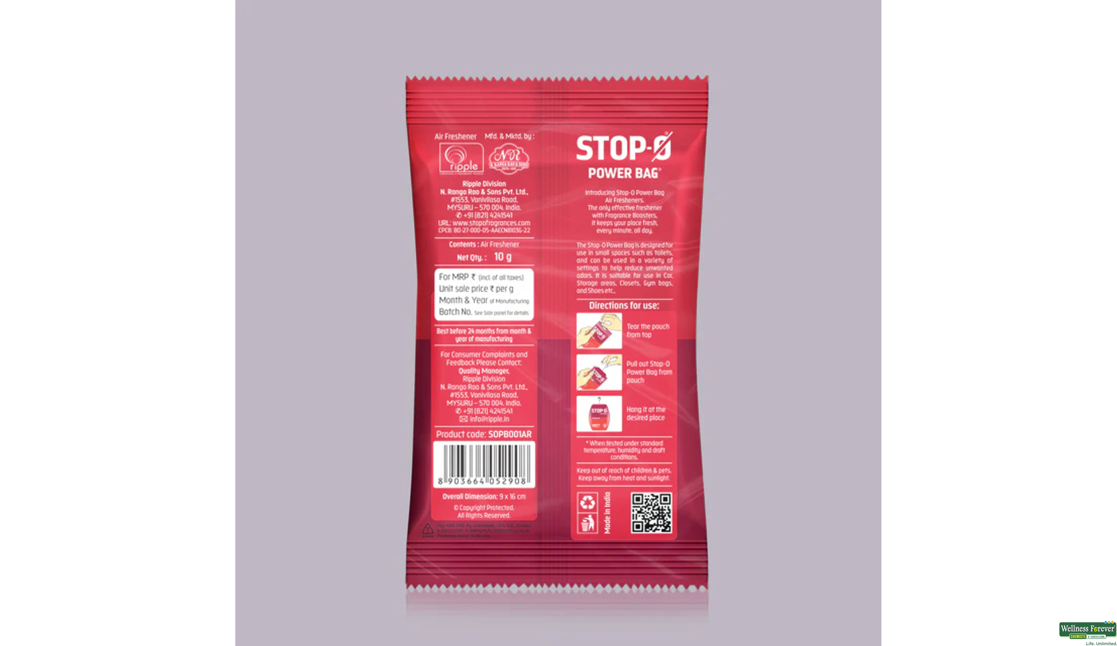 STOP-O POWER BAG AMBER ROSE 10GM- 2, 10GM, null