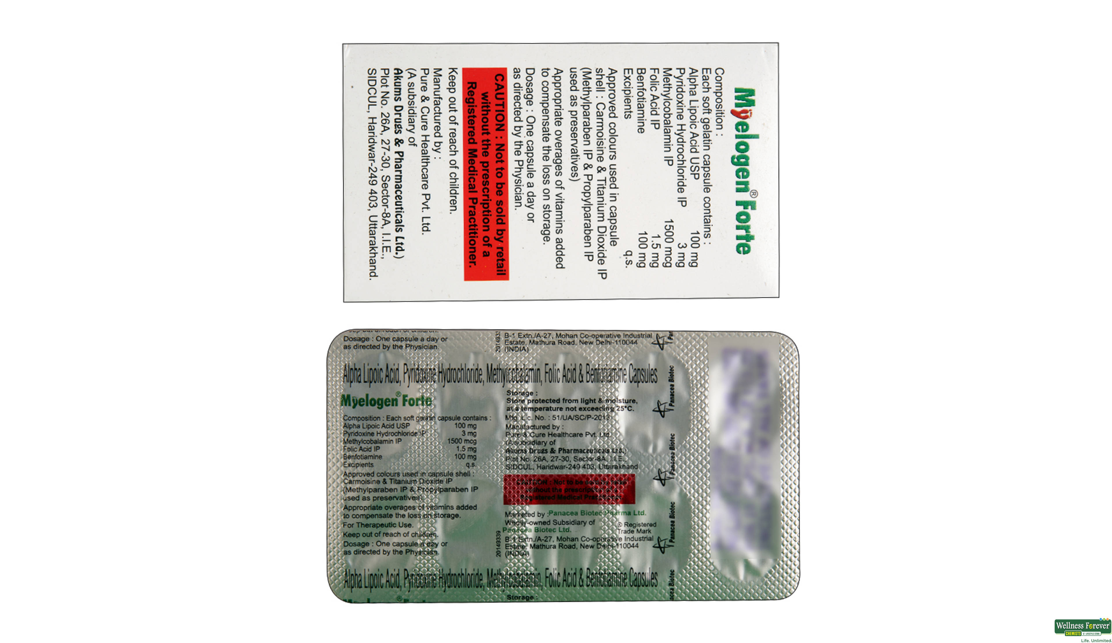 MYELOGEN-FORTE NU 10CAP- 2, 10CAP, 