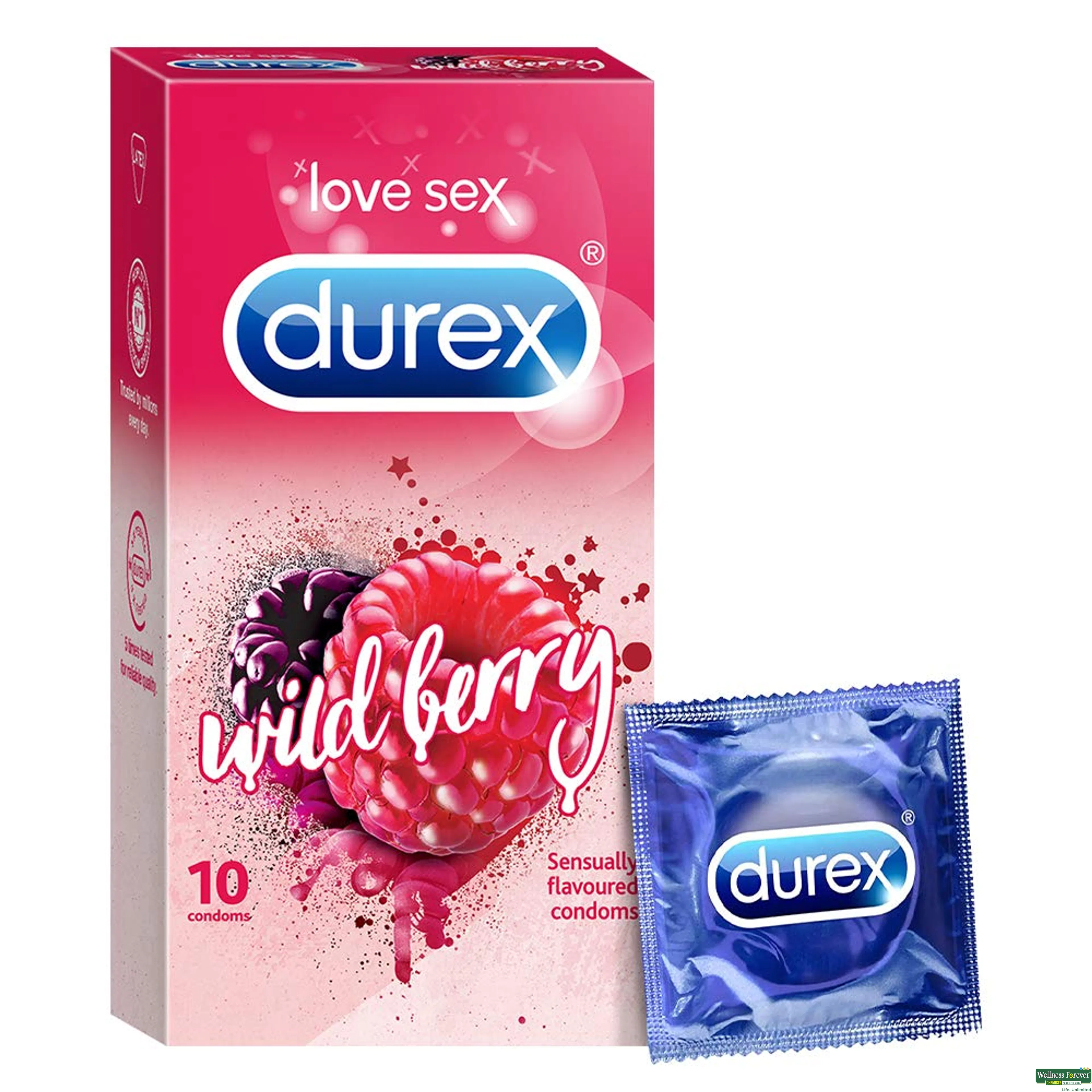 DUREX CONDOM WILDBERRY 10PC-image