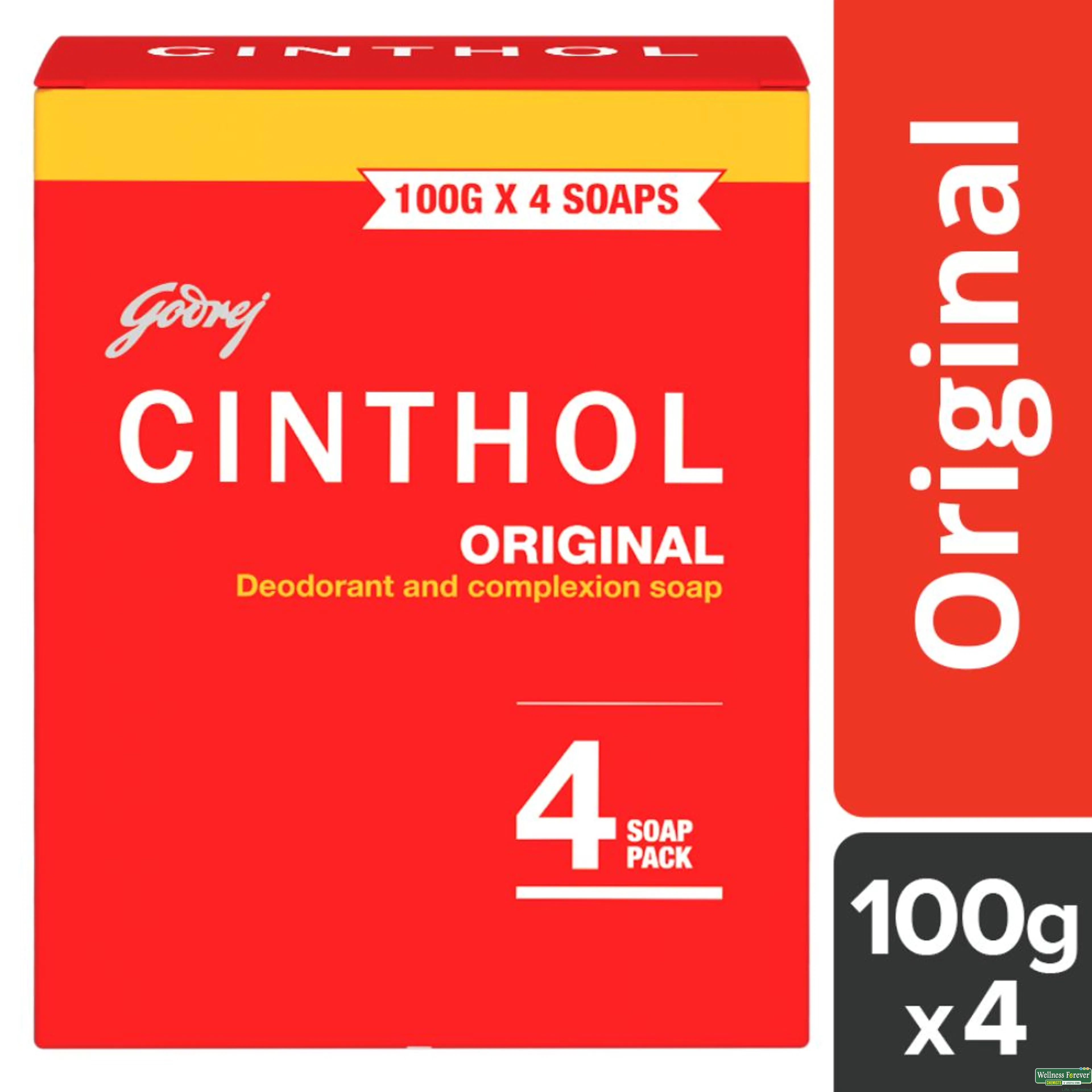 CINTHOL SOAP ORIG 4X100GM-image