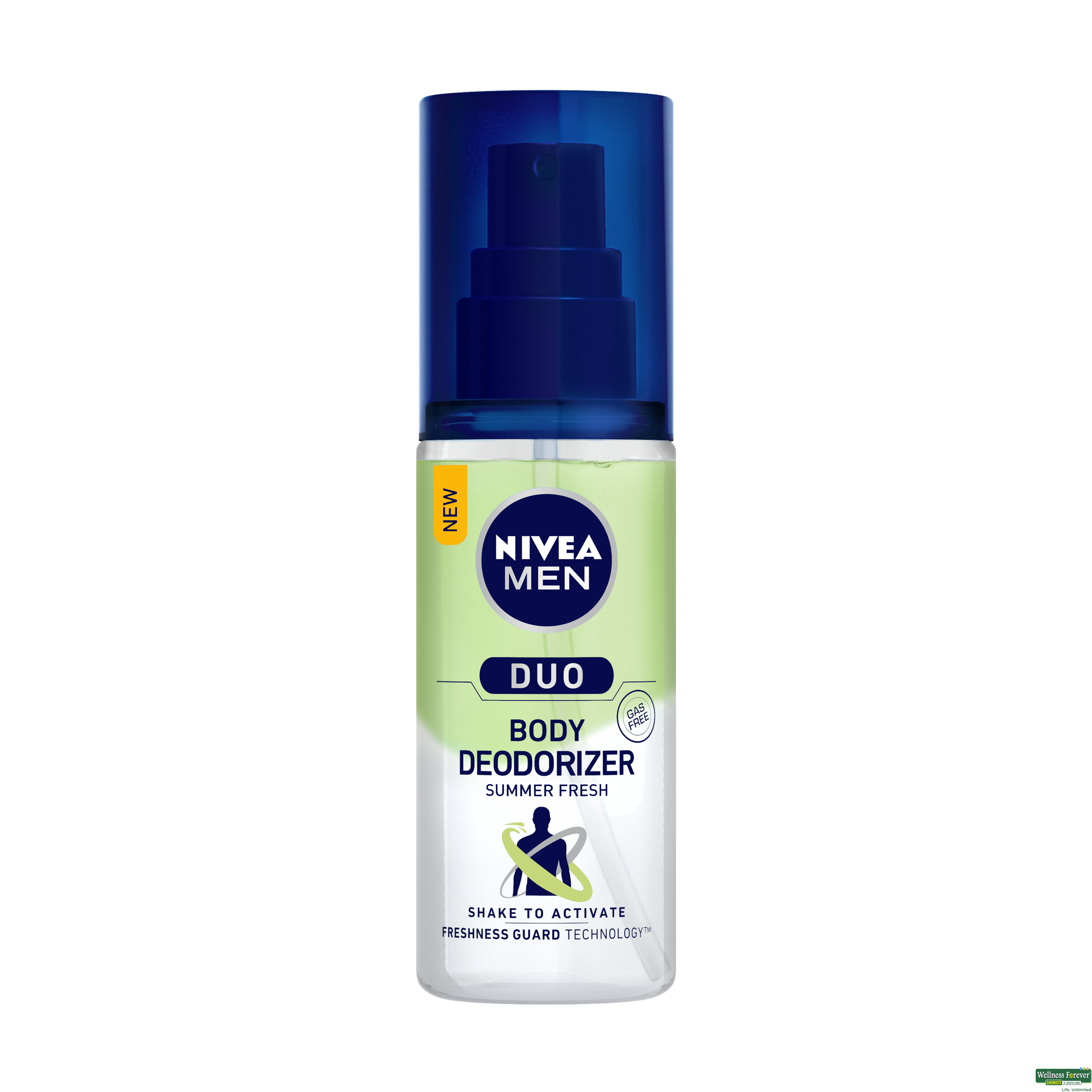 Nivea Men Duo Summer Fresh Body Deodorizer For Men, 100 ml-image