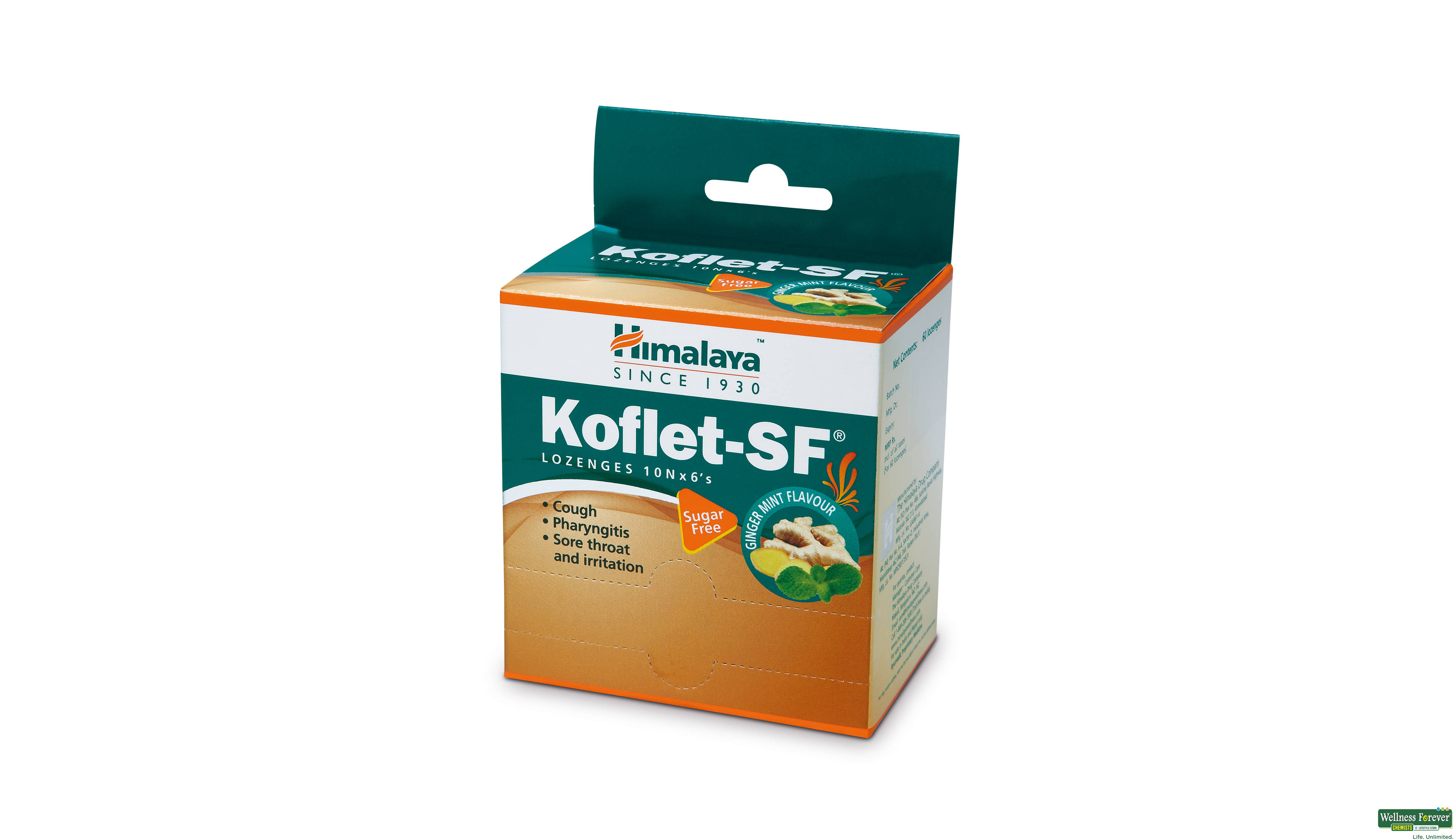KOFLET-SF LOZENGES 6TAB- 1, 6TAB, 