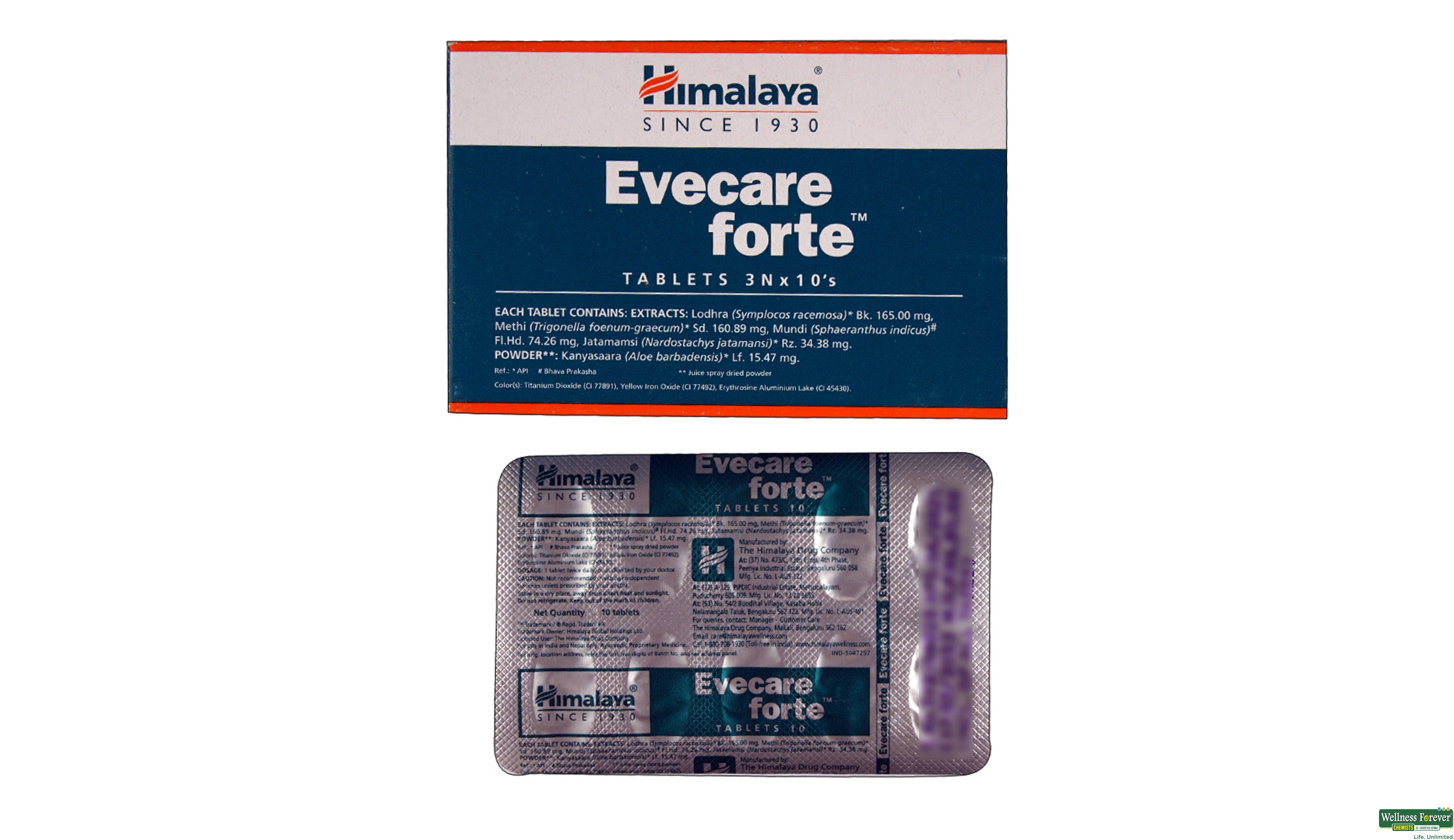 EVECARE-FORTE 10TAB- 2, 10TAB, 