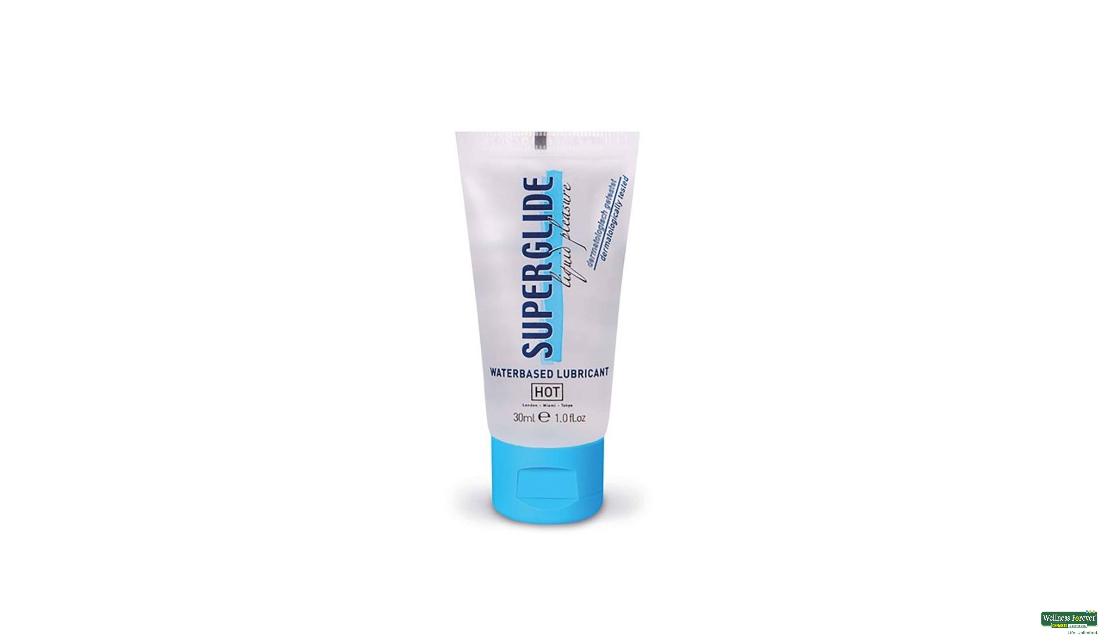 HOT LUBE SUPERGLIDE WATERBASED 30ML- 1, 30ML, 