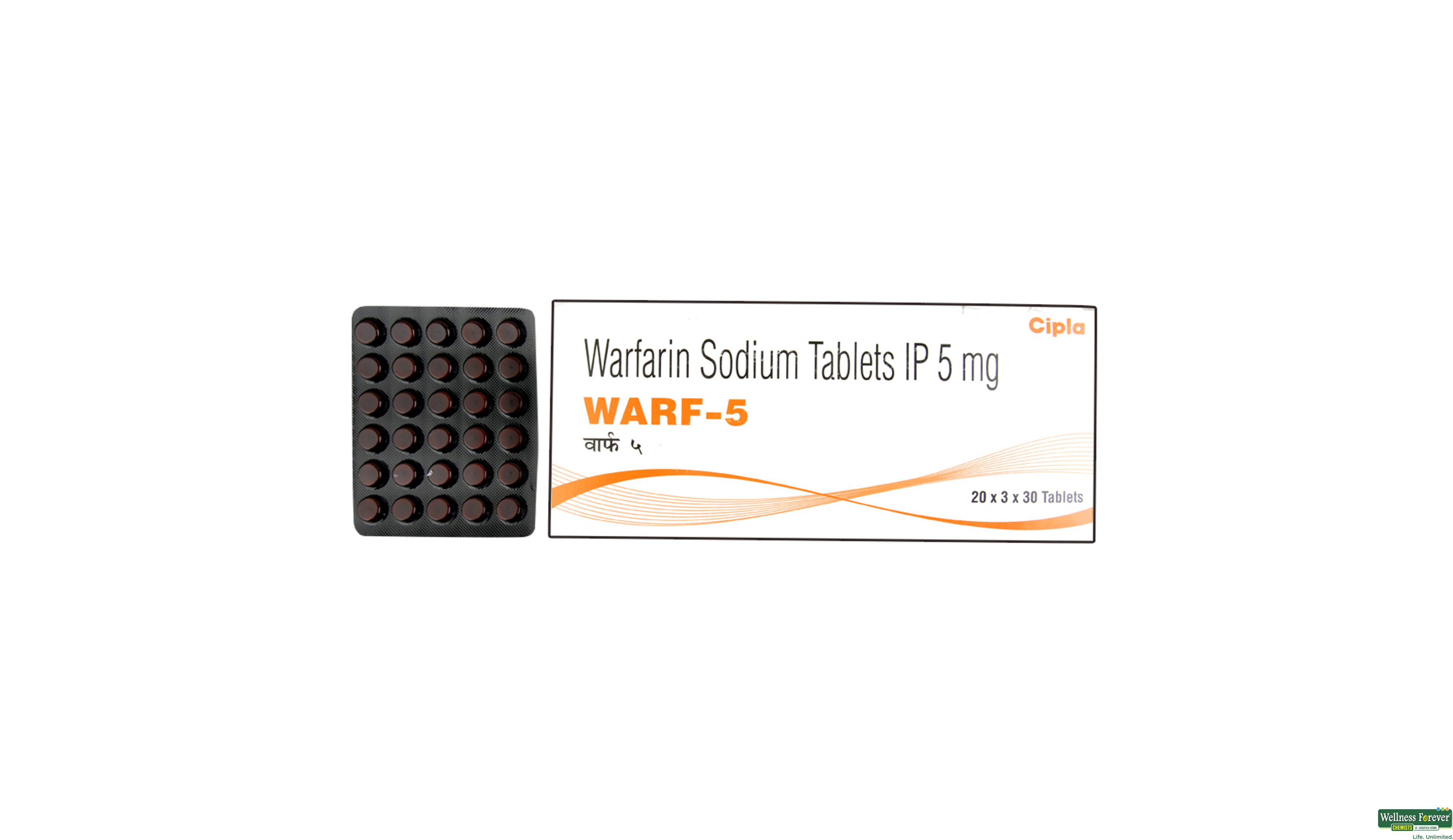 WARF 5MG 30TAB- 1, 30TAB, 