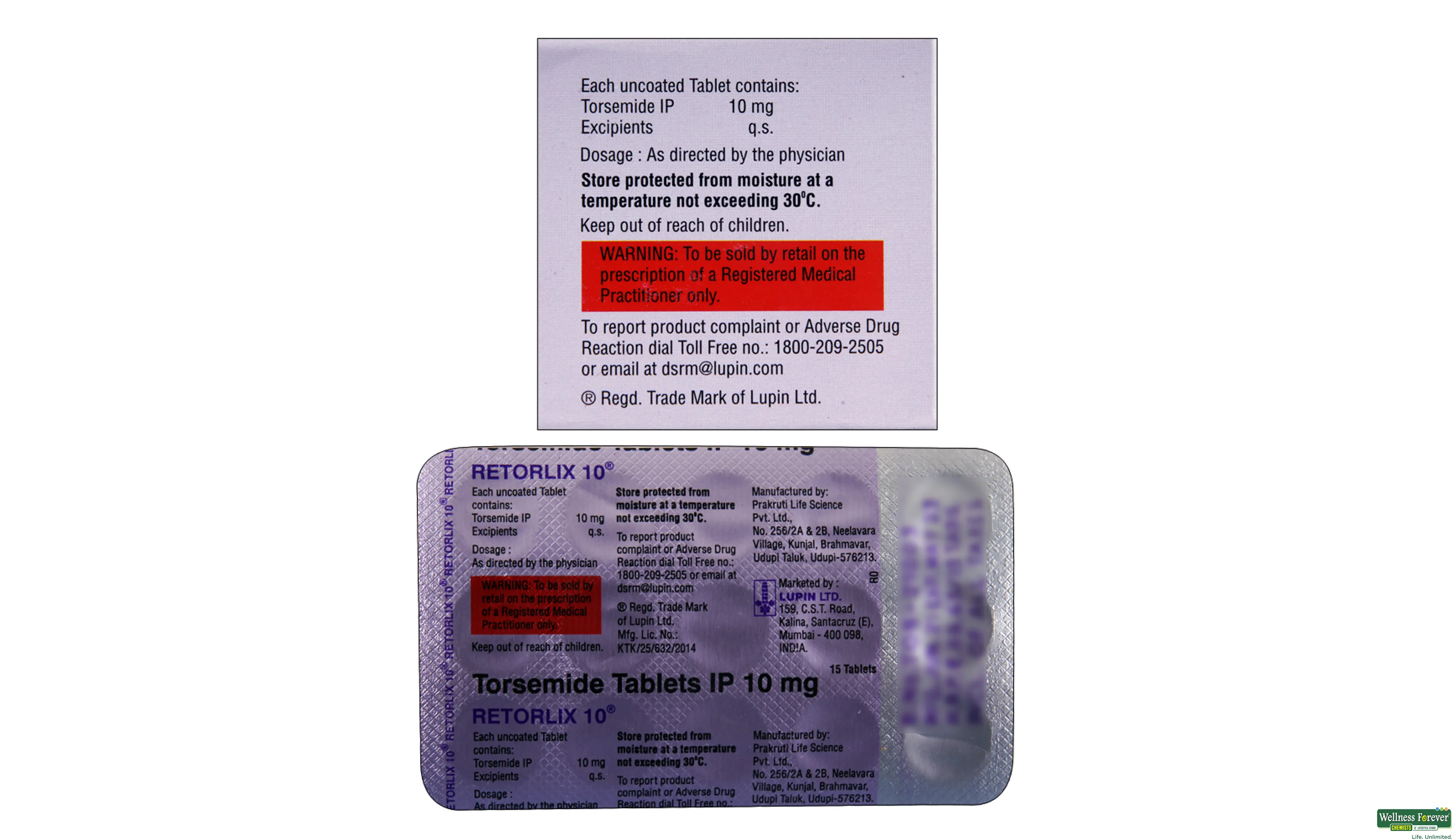 RETORLIX 10MG 15TAB- 2, 15TAB, 