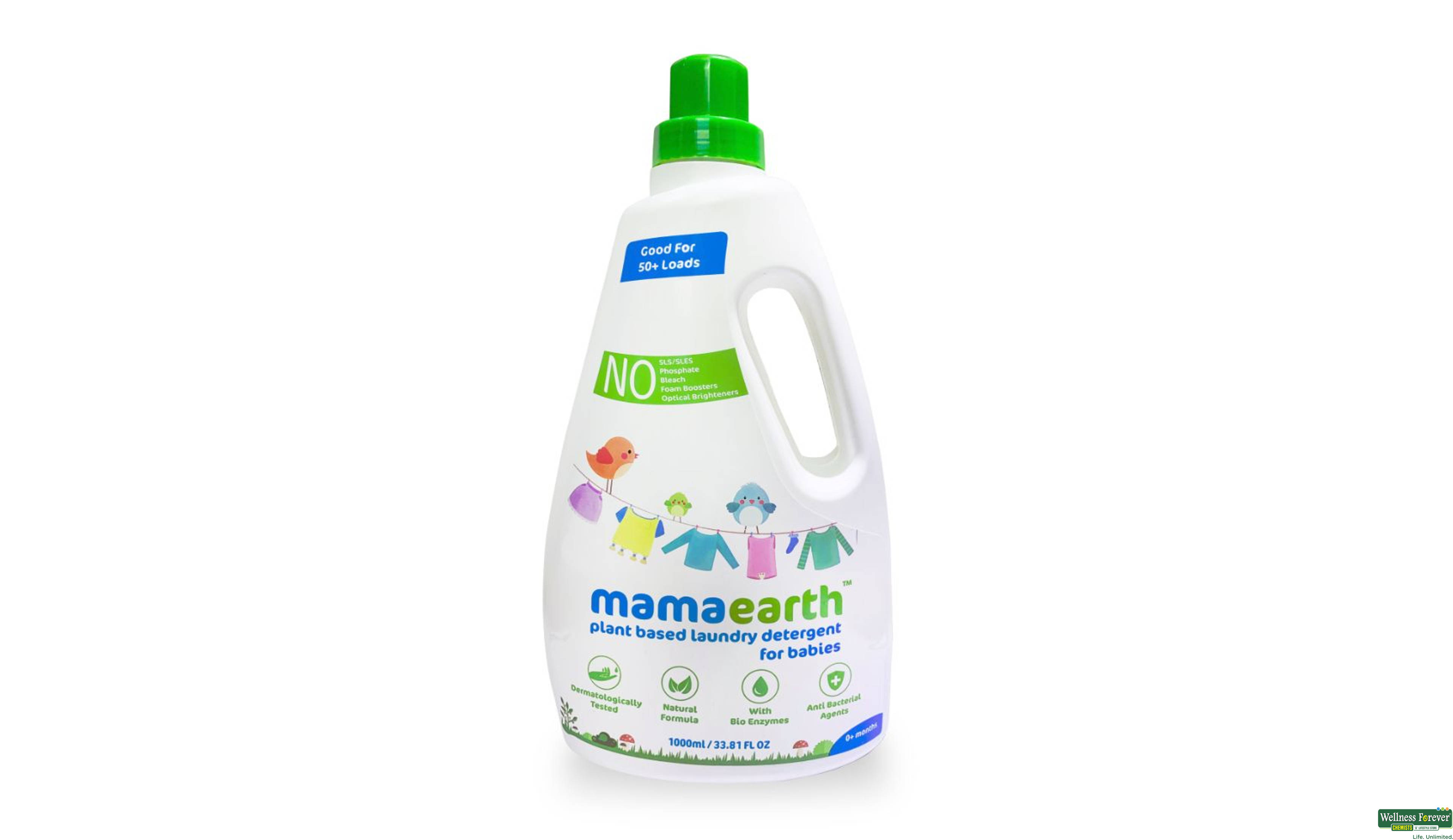 MAMAEARTH BABY LAUNDRY DETERGENT 1000ML- 1, 1000ML, 