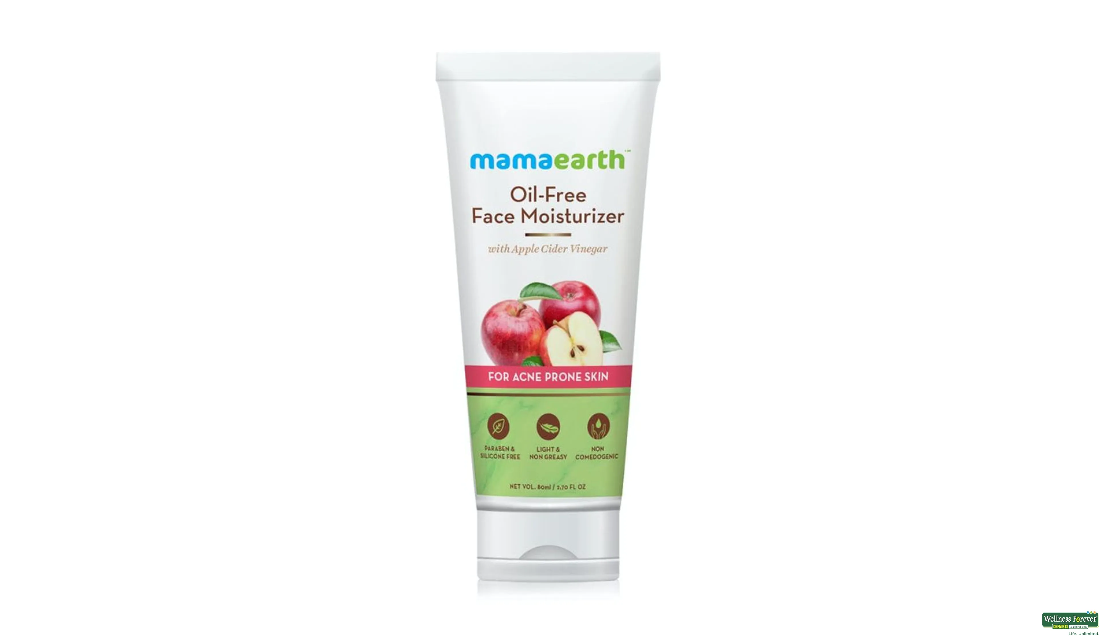 MAMAEARTH F/MOIST O/FREE ACNE PRONE 80ML- 1, 80ML, 