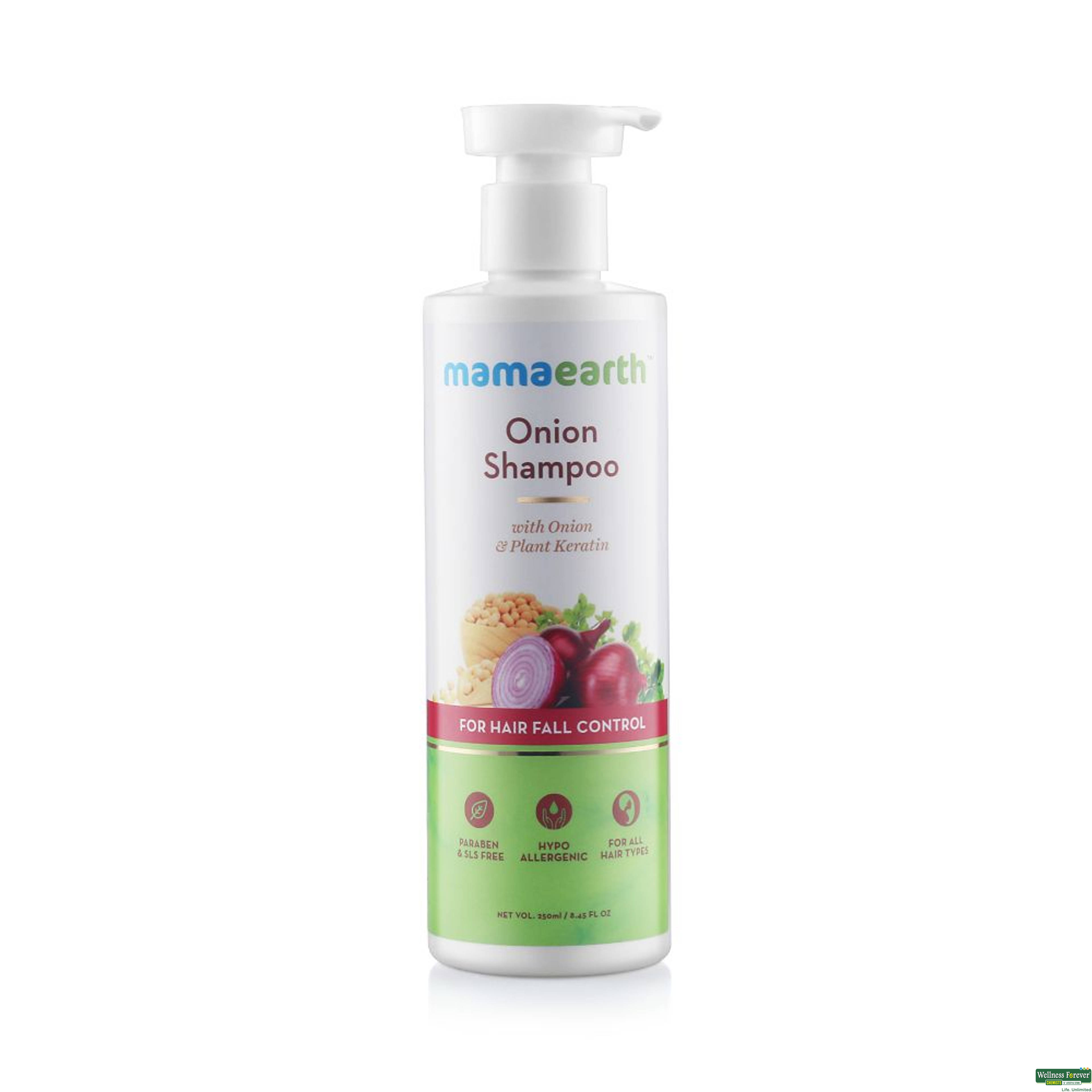 Mamaearth Onion Hair Fall Shampoo, 250 ml-image