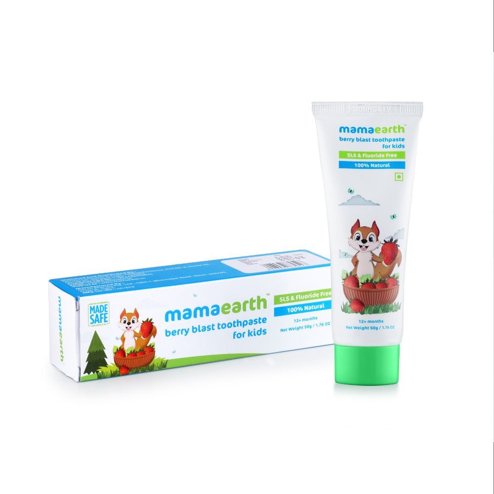 Buy Mamaearth Natural Toothpaste Berry Blast 50 g Online at Best